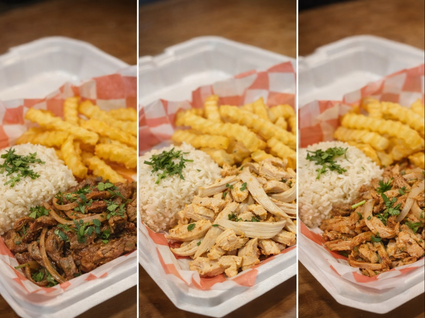 Shredded Beef Lunch Special / Especial de Carne Mechada