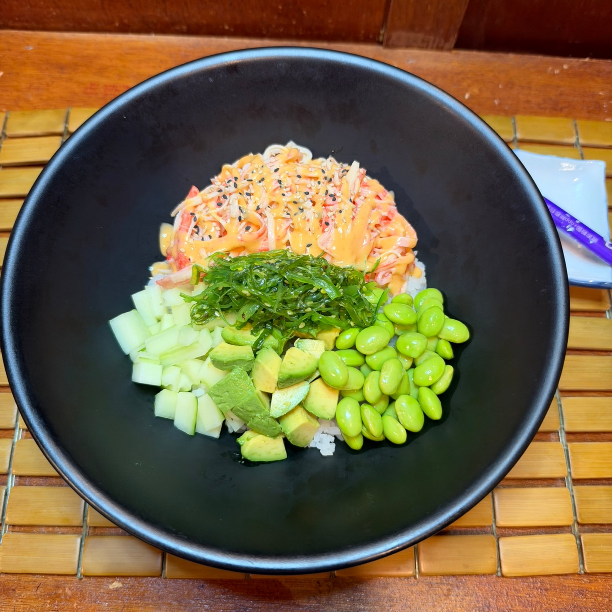 Spicy Crab Poke Bowl**