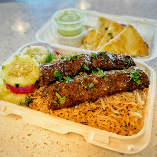 🔥 Beef Seekh Kabob Platter