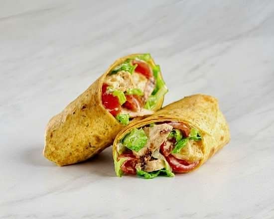 Grilled Chicken Caesar Salad Wrap