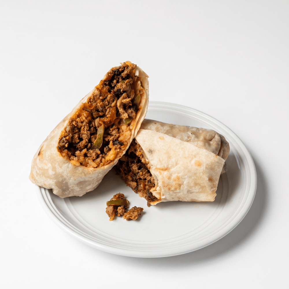 Steak Fajitas Burrito