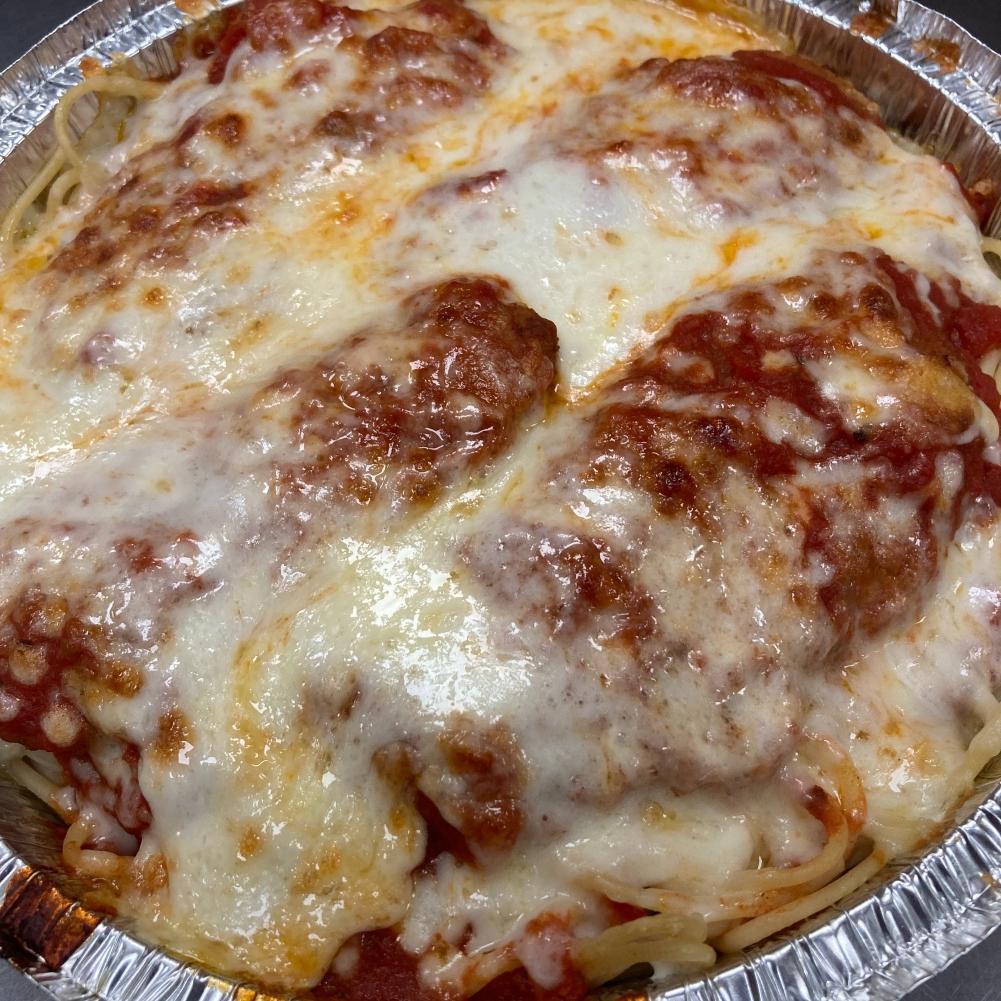 Pasta with Chicken Parm