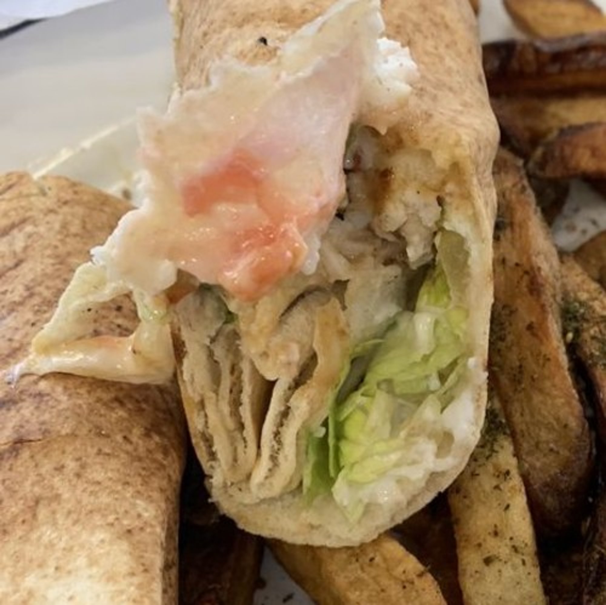 Chicken Kebab Pita Roll