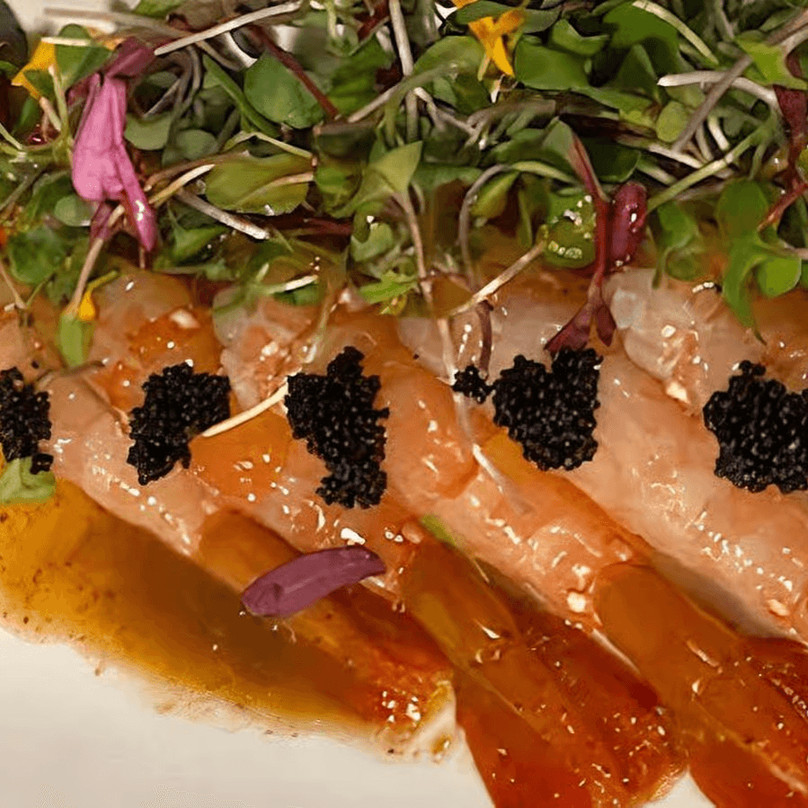 Sweet Shrimp Carpaccio (4 Pcs)