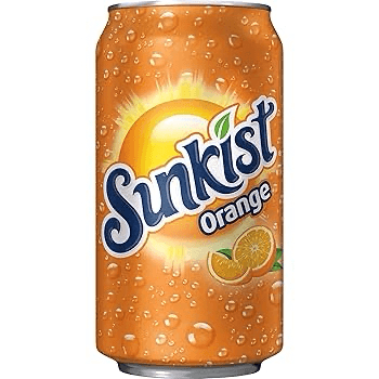 Orange Can Soda