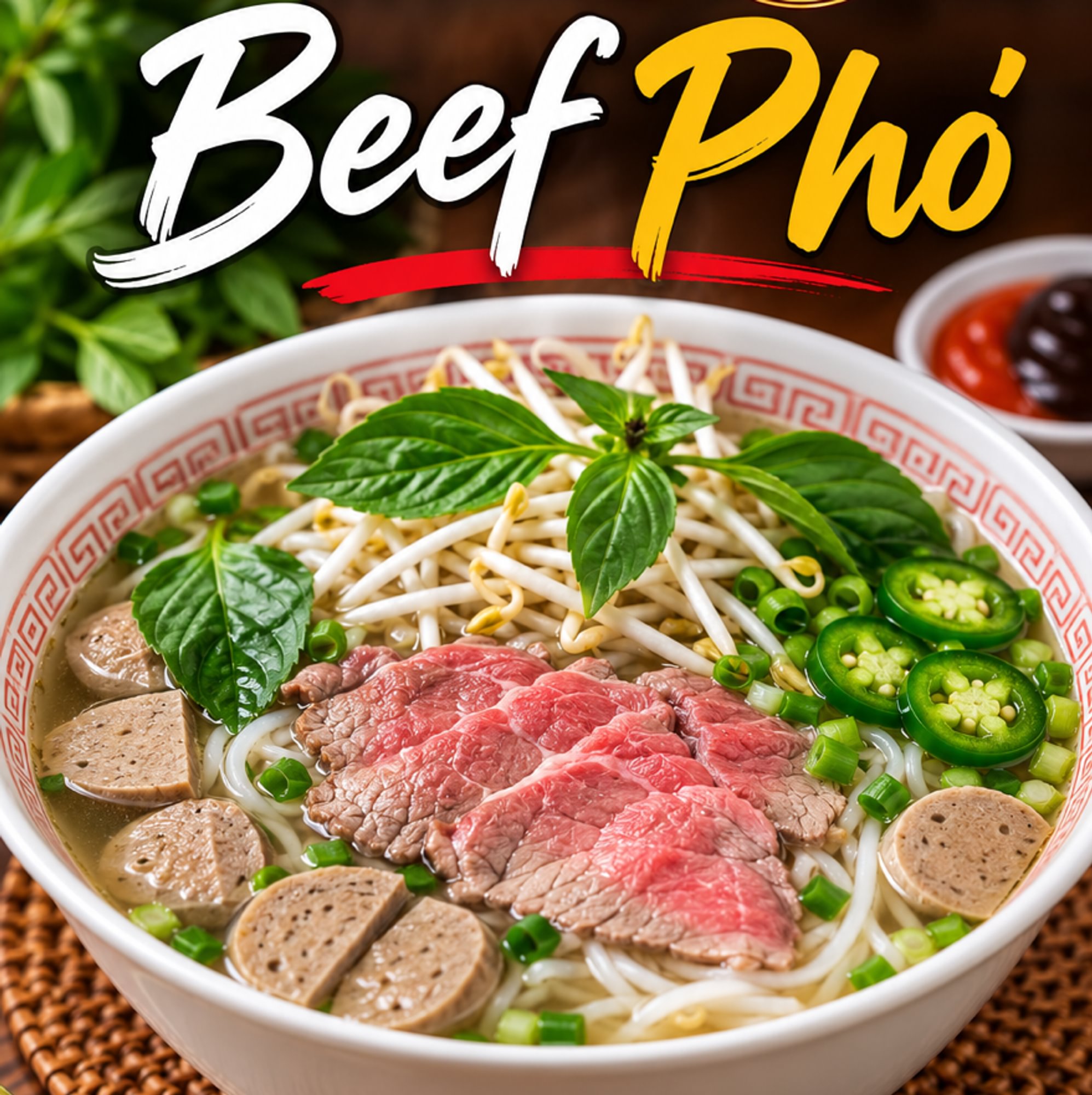Beef Pho Noodle Soup