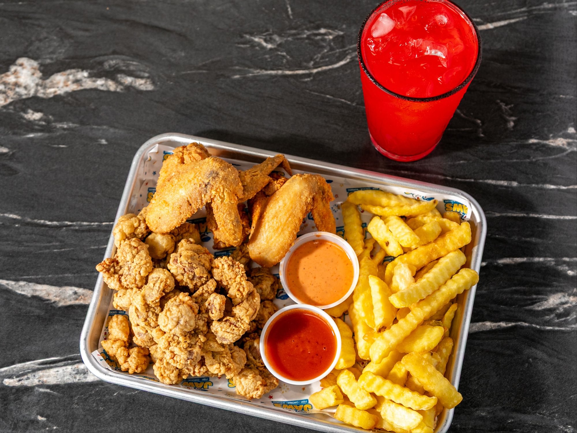 Gizzard or Liver & 3 Wings