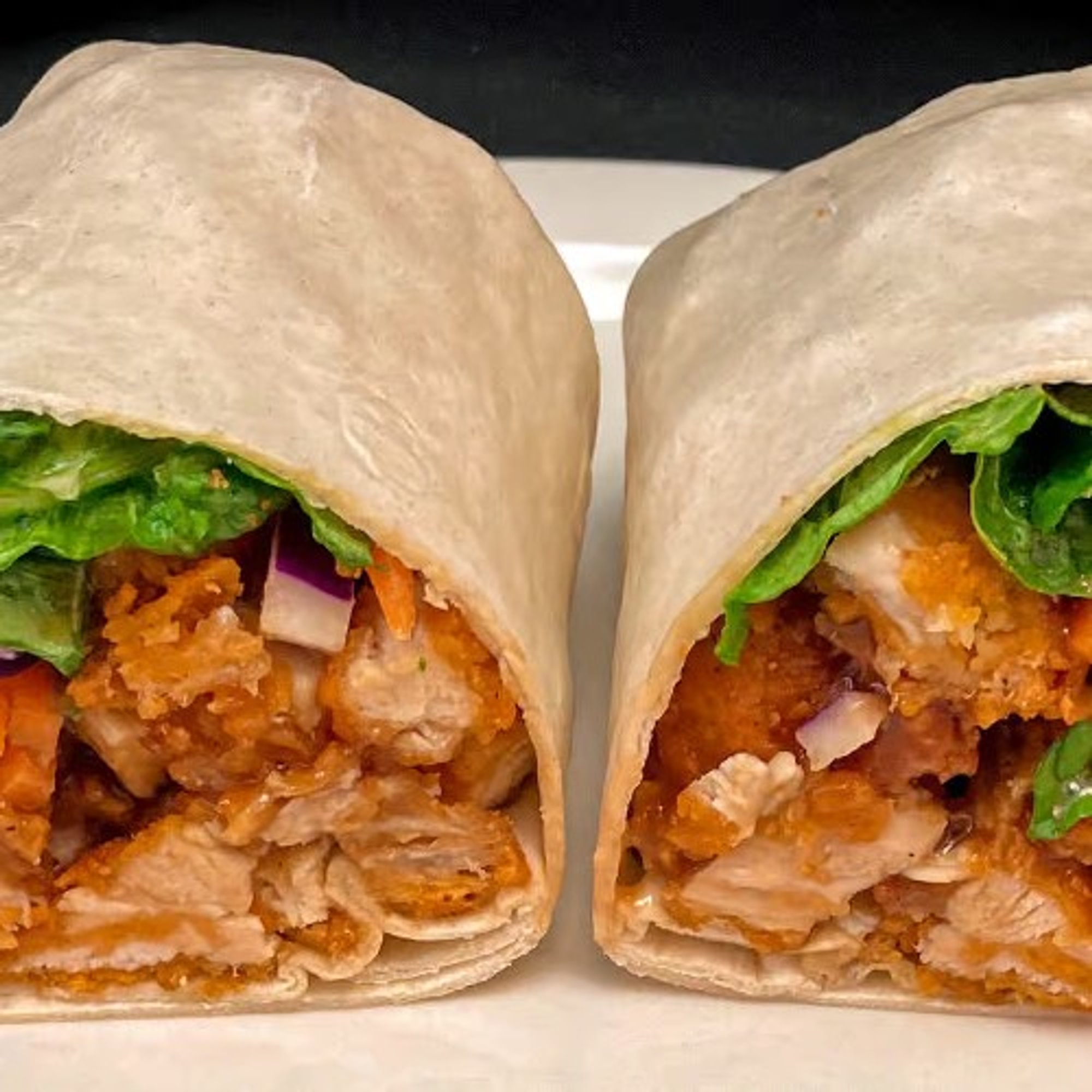 Asian Chicken Wrap Sandwich