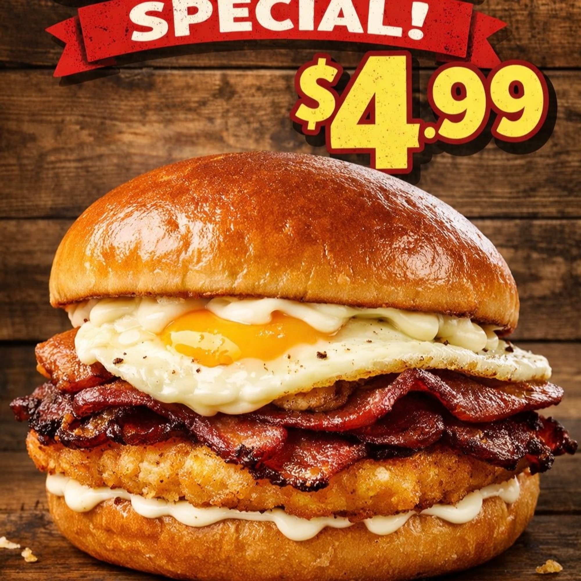 All day Breakfast Sandwich