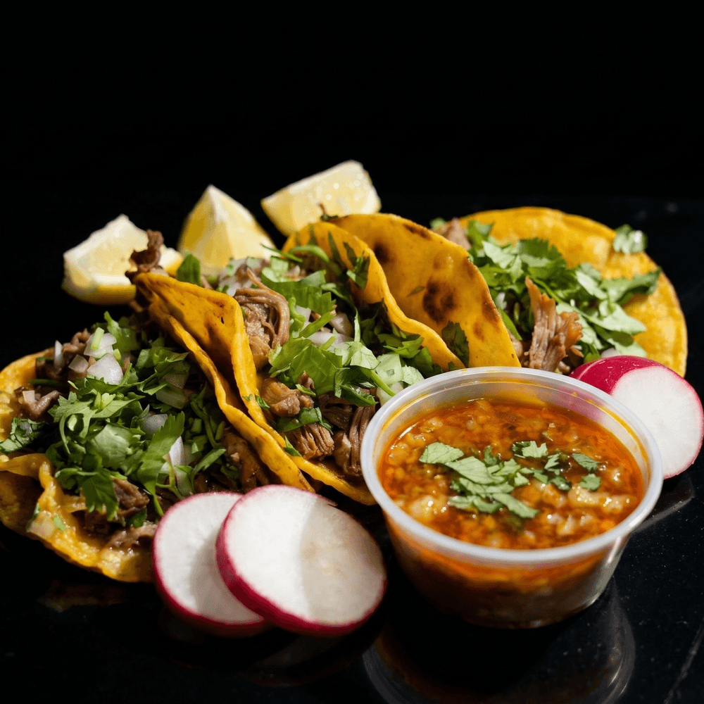 Birria Tacos with Consome