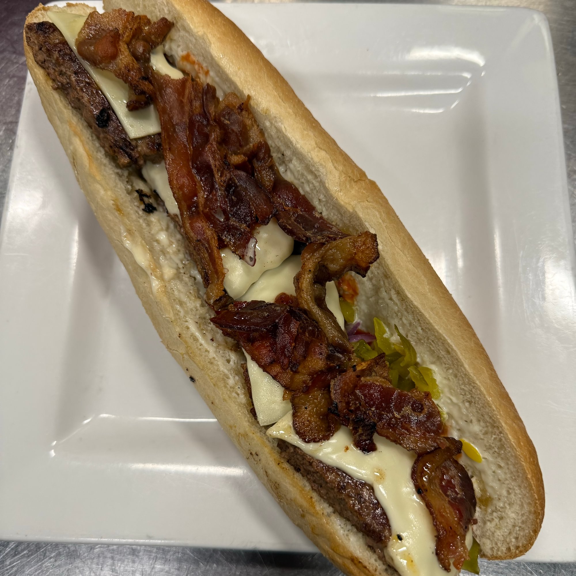Bacon Cheeseburger Sub