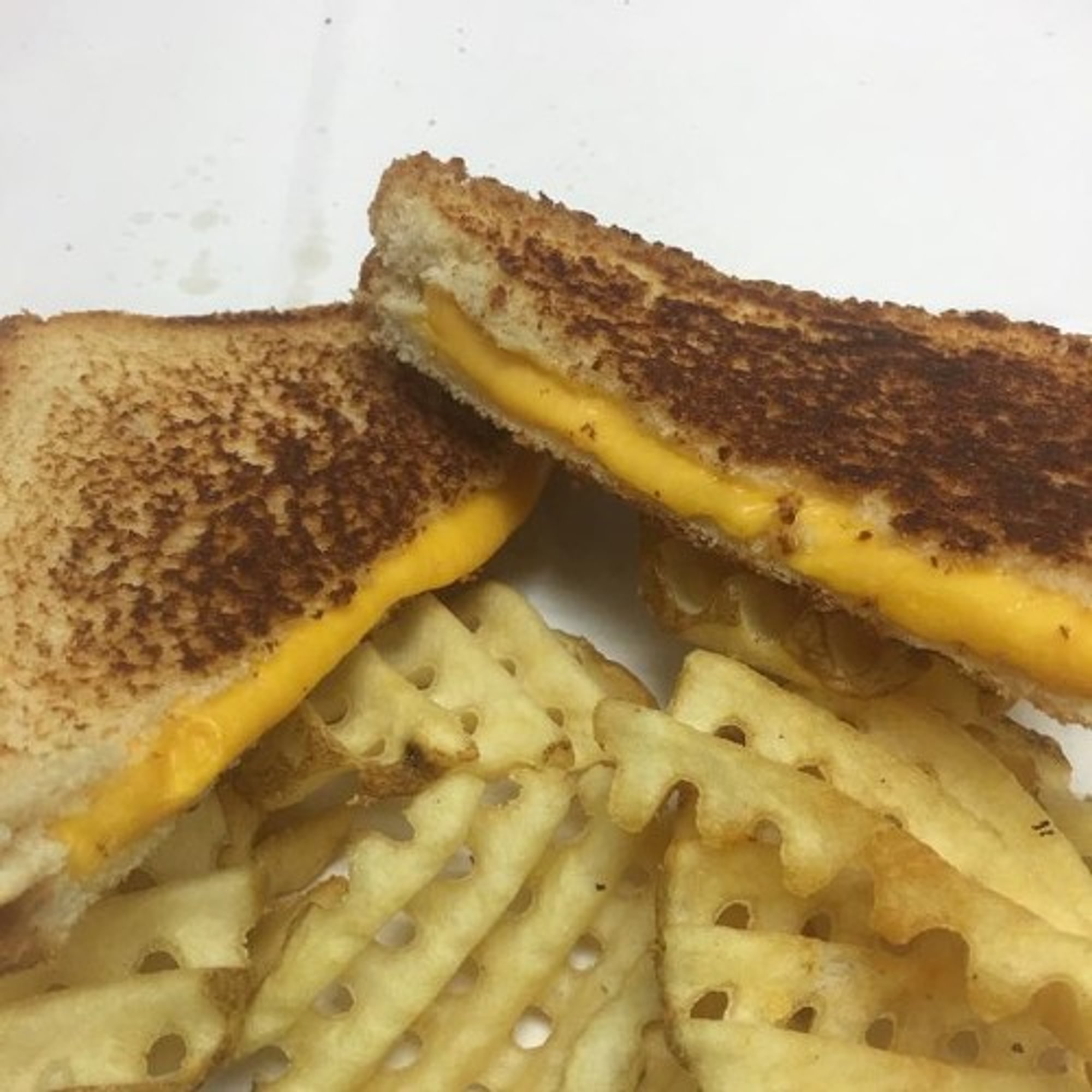 Kiddy Grilled Cheese and fries