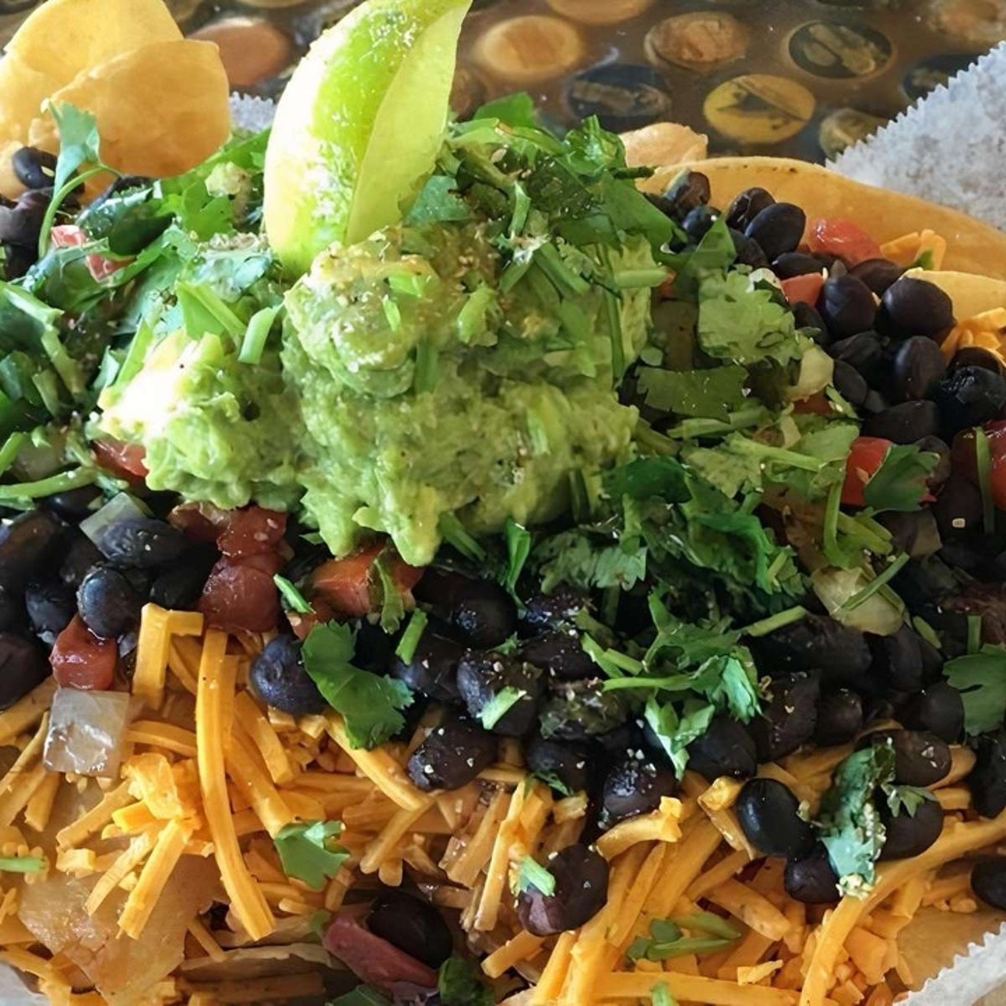 Veggie Black Bean Nachos
