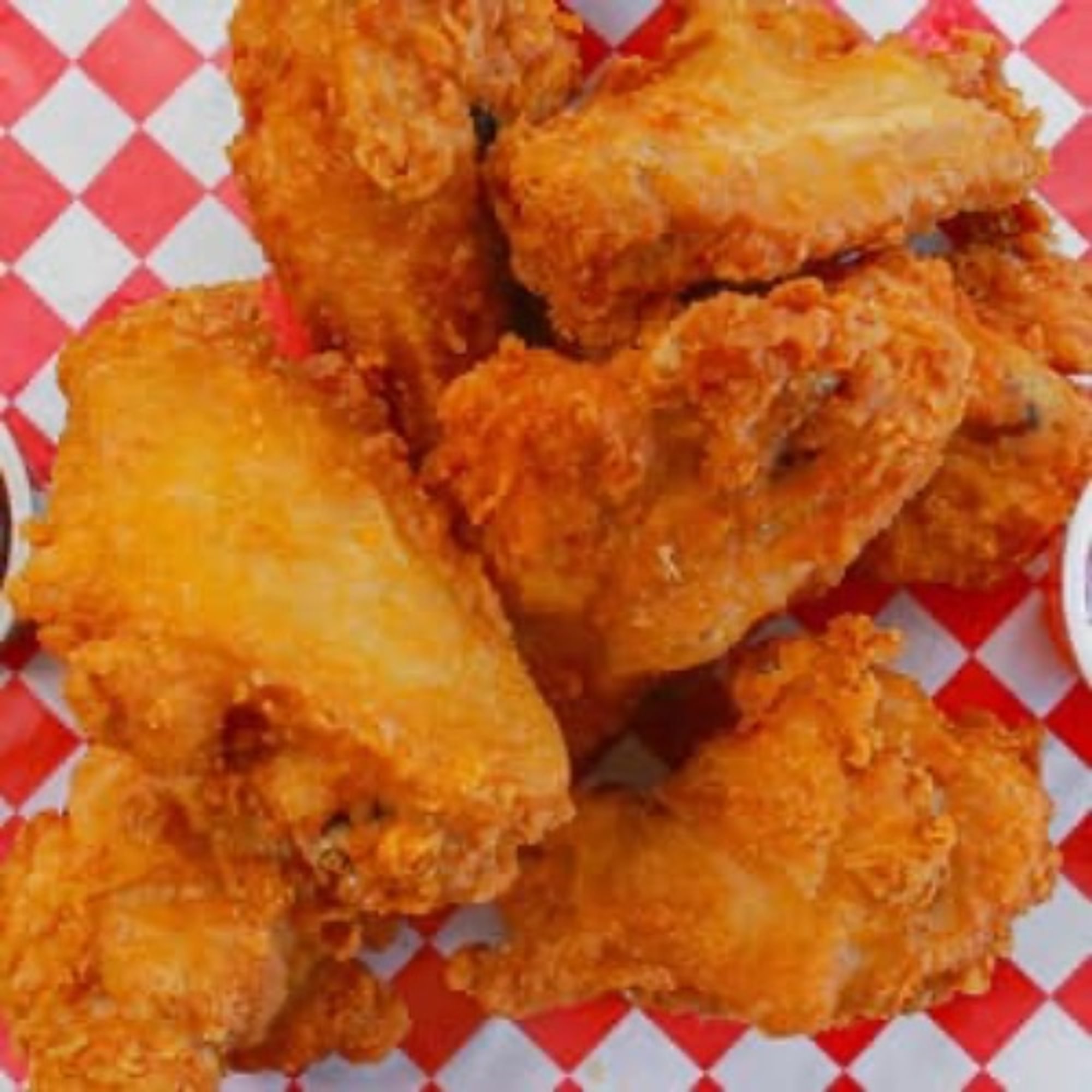24 Crispy Breaded Wings, Freshly Fried