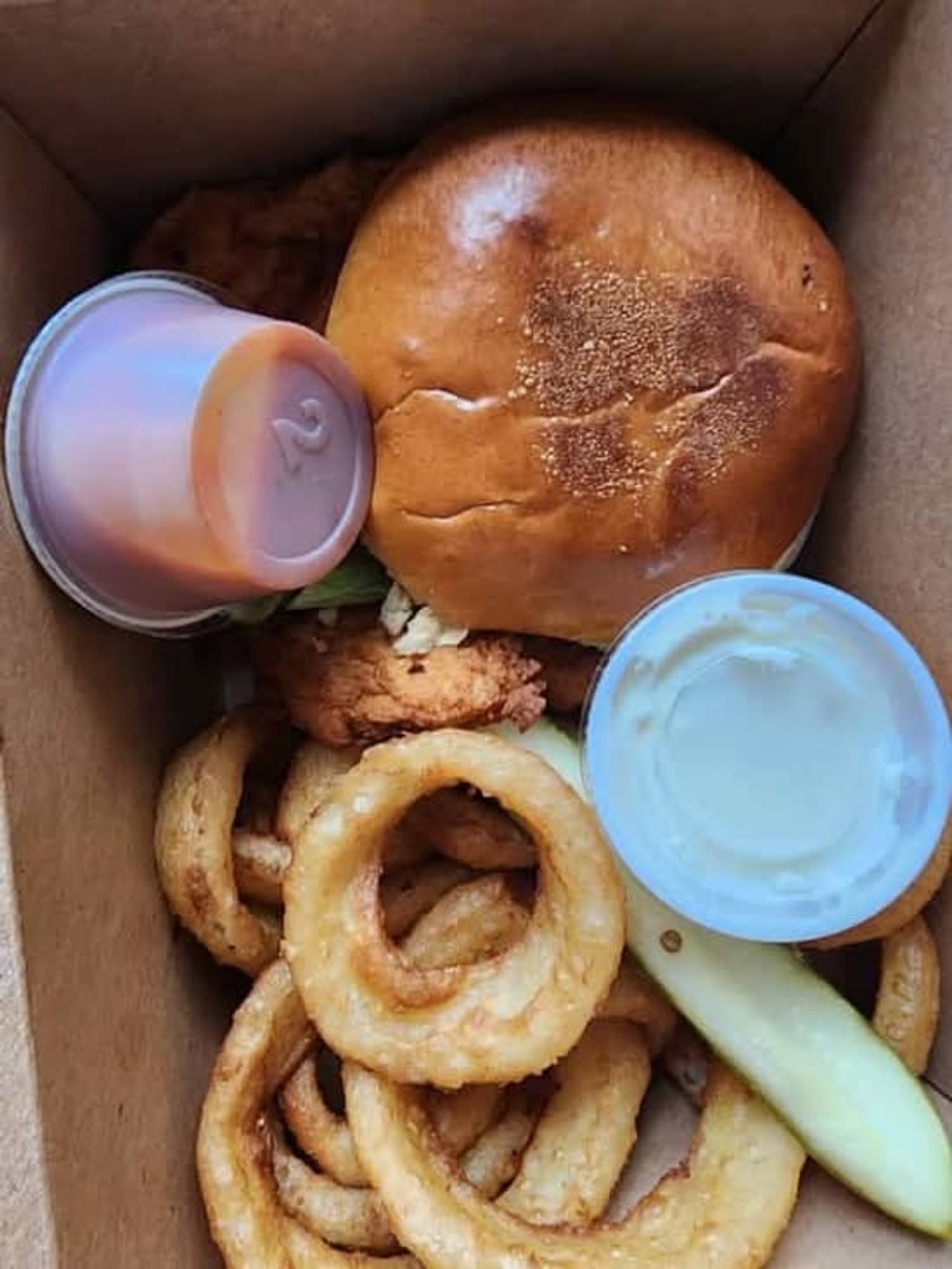 Buffalo Chicken Burger