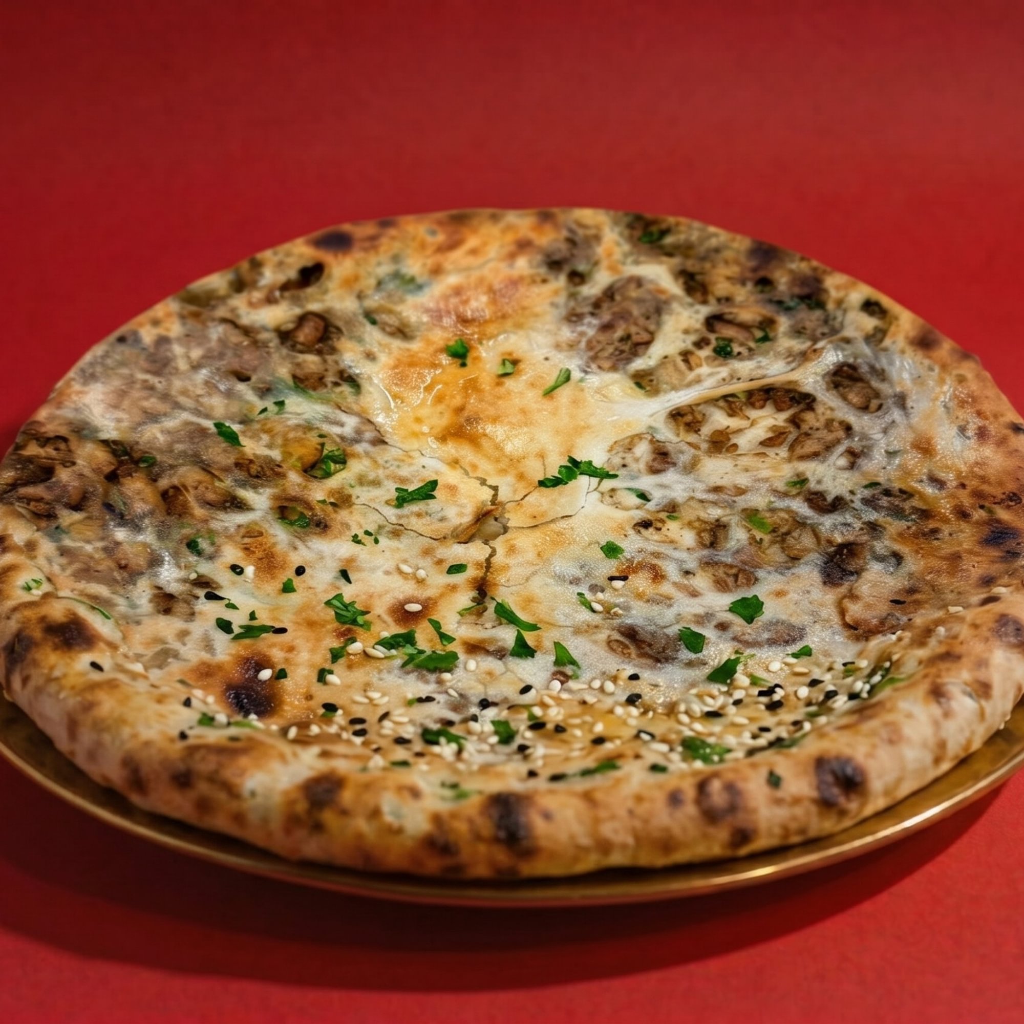 Chicken Qeema Naan