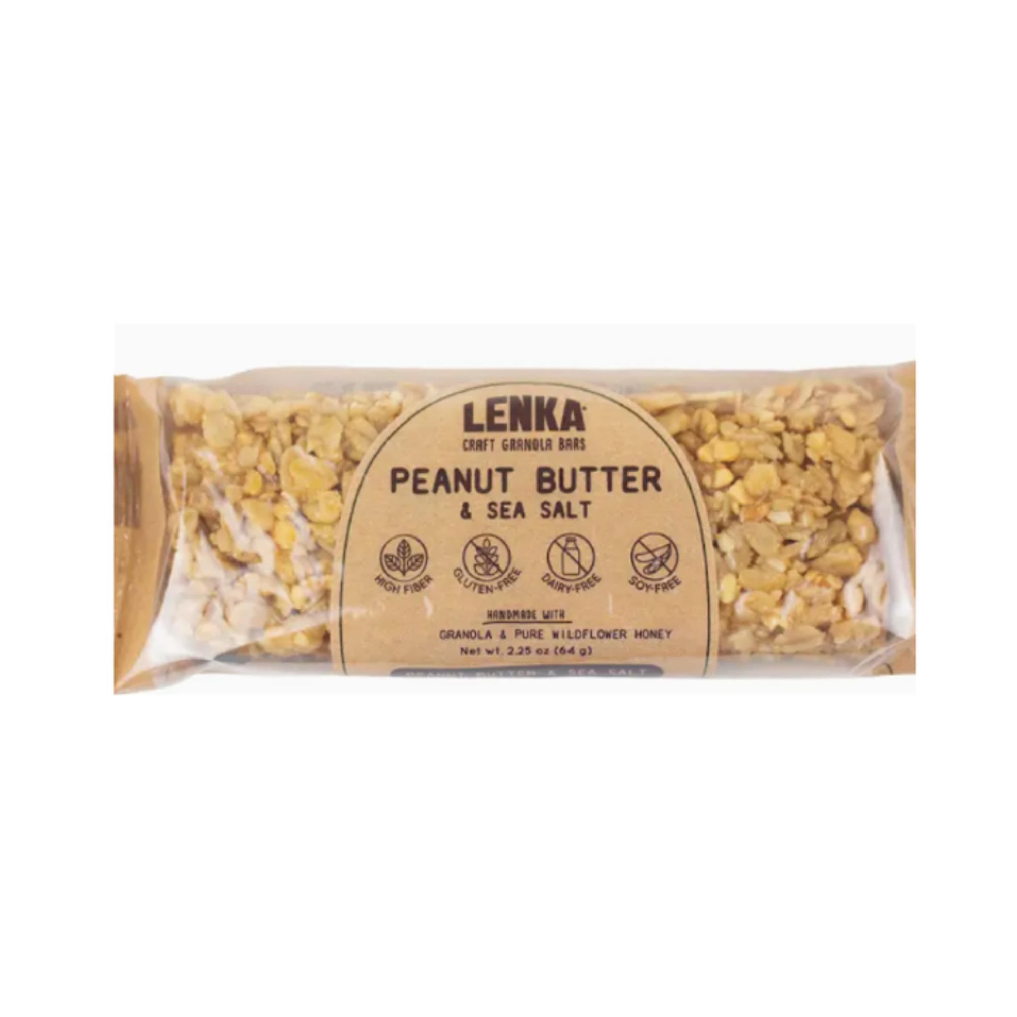 Lenka Craft Granola Bars - Peanut Butter with Sea Salt Granola Bar