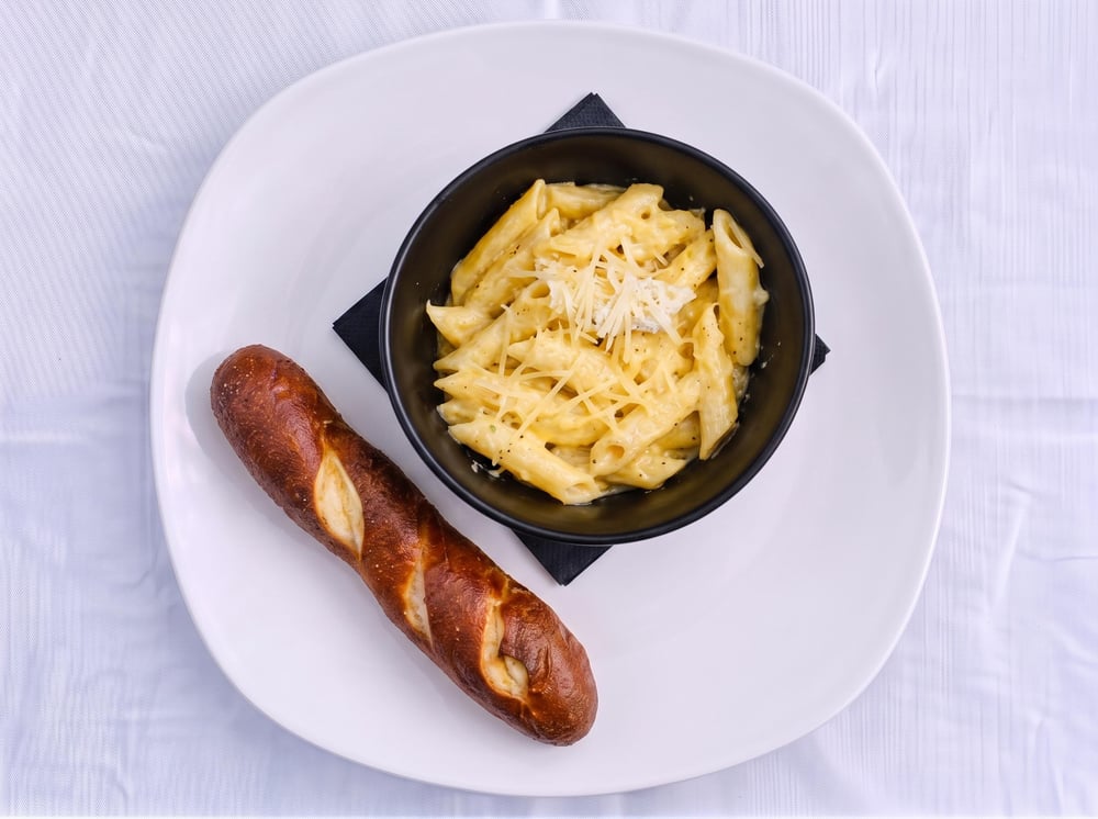 Kid Sized Portion of Fettuccine Alfredo
