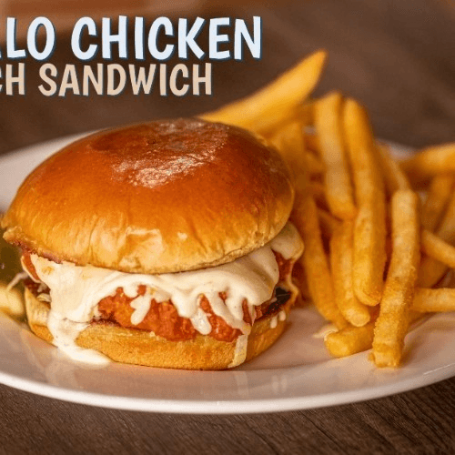 Buffalo Chicken Ranch Sandwich Deluxe