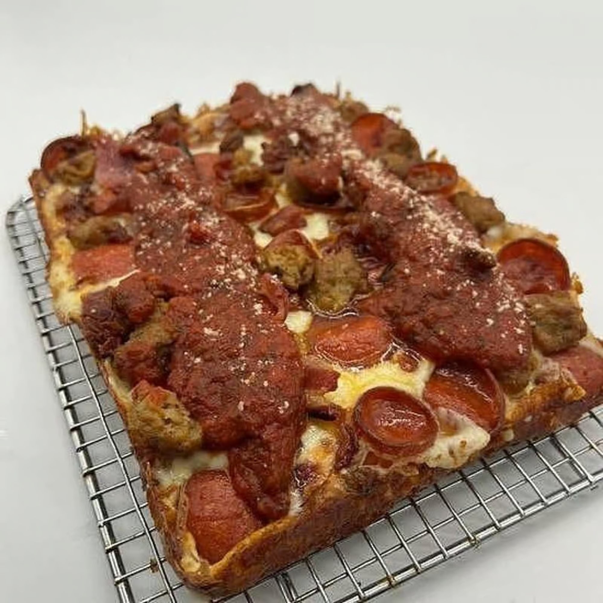 Meat Lover Detroit Pizza