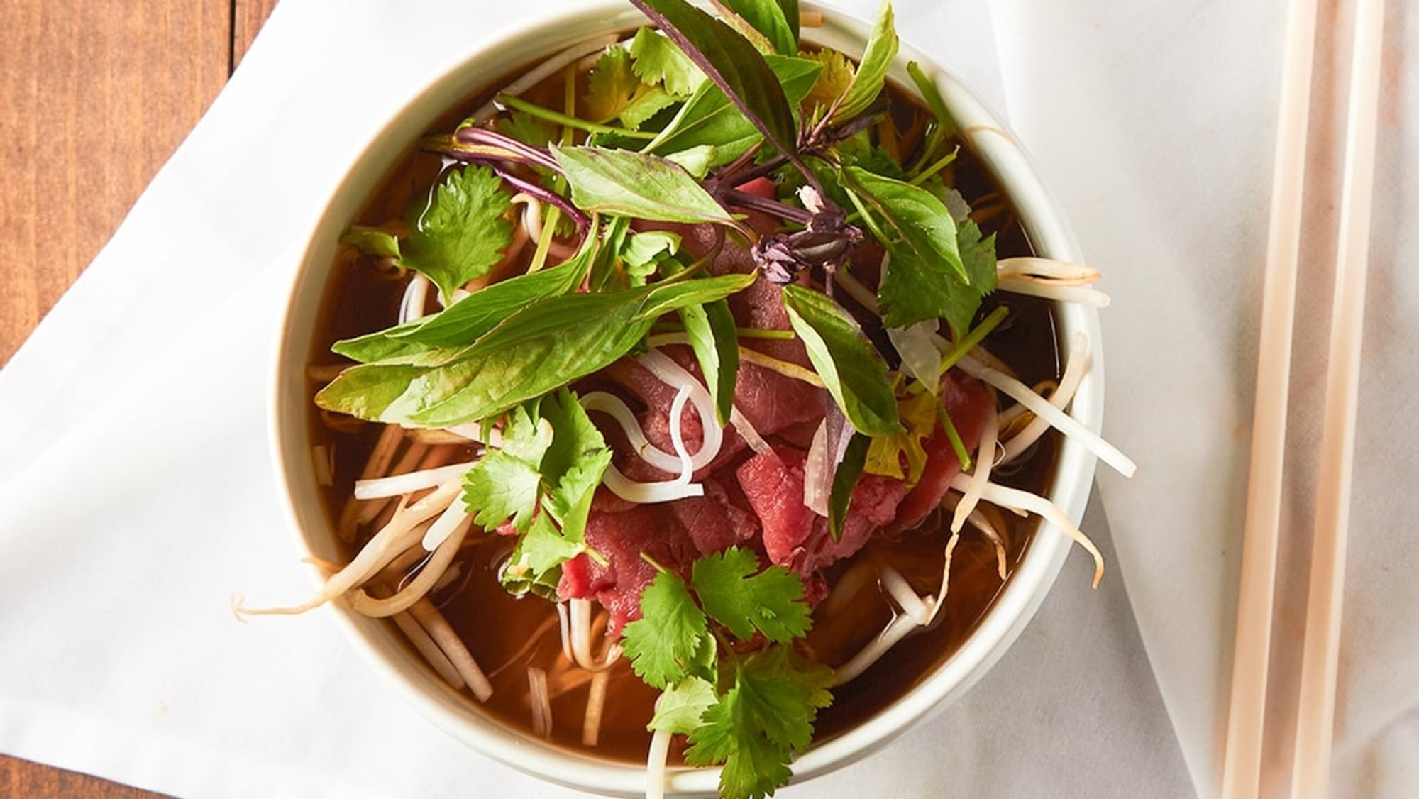 16. Phở Rare Ribeye Beef
