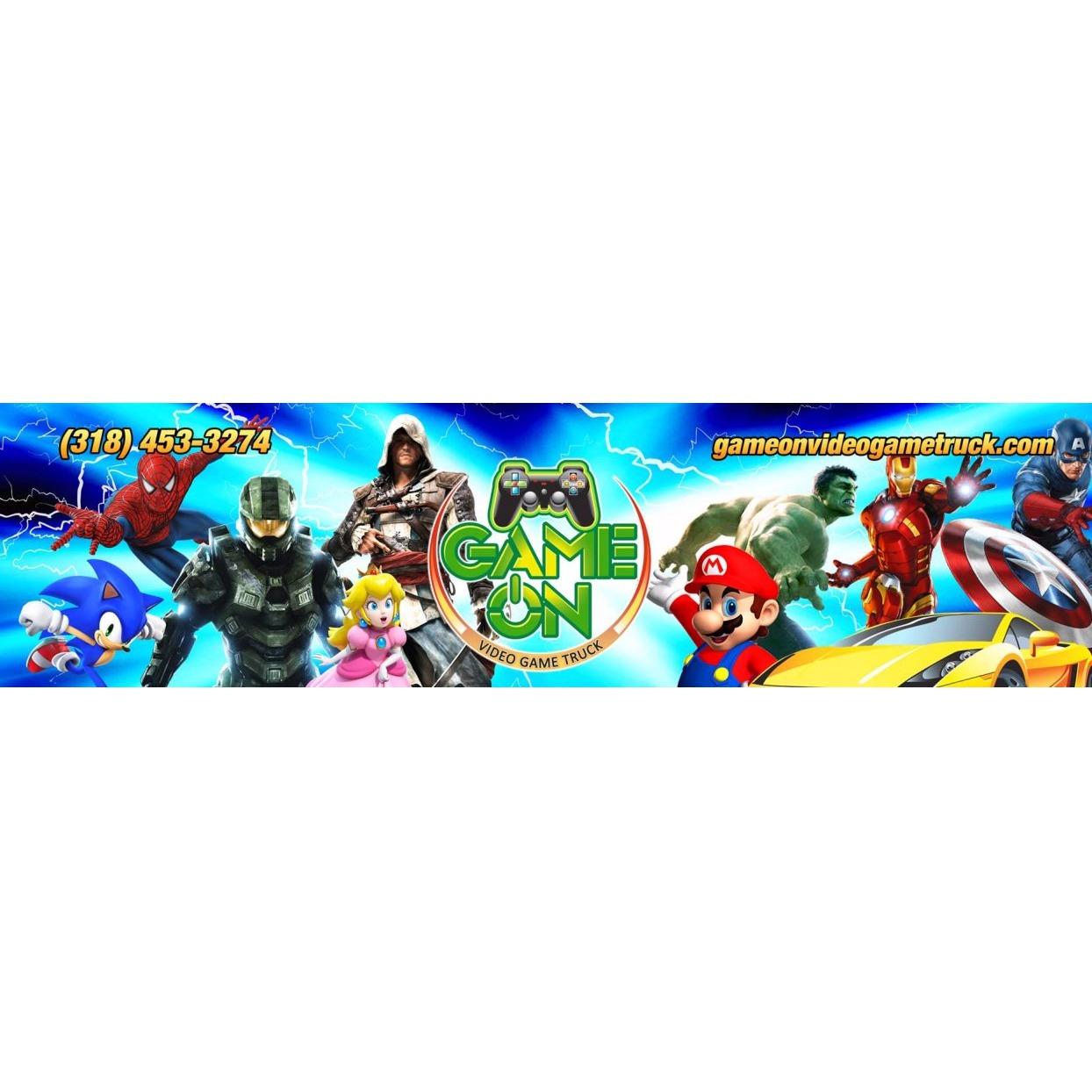 Game On Video Game Truck Logo