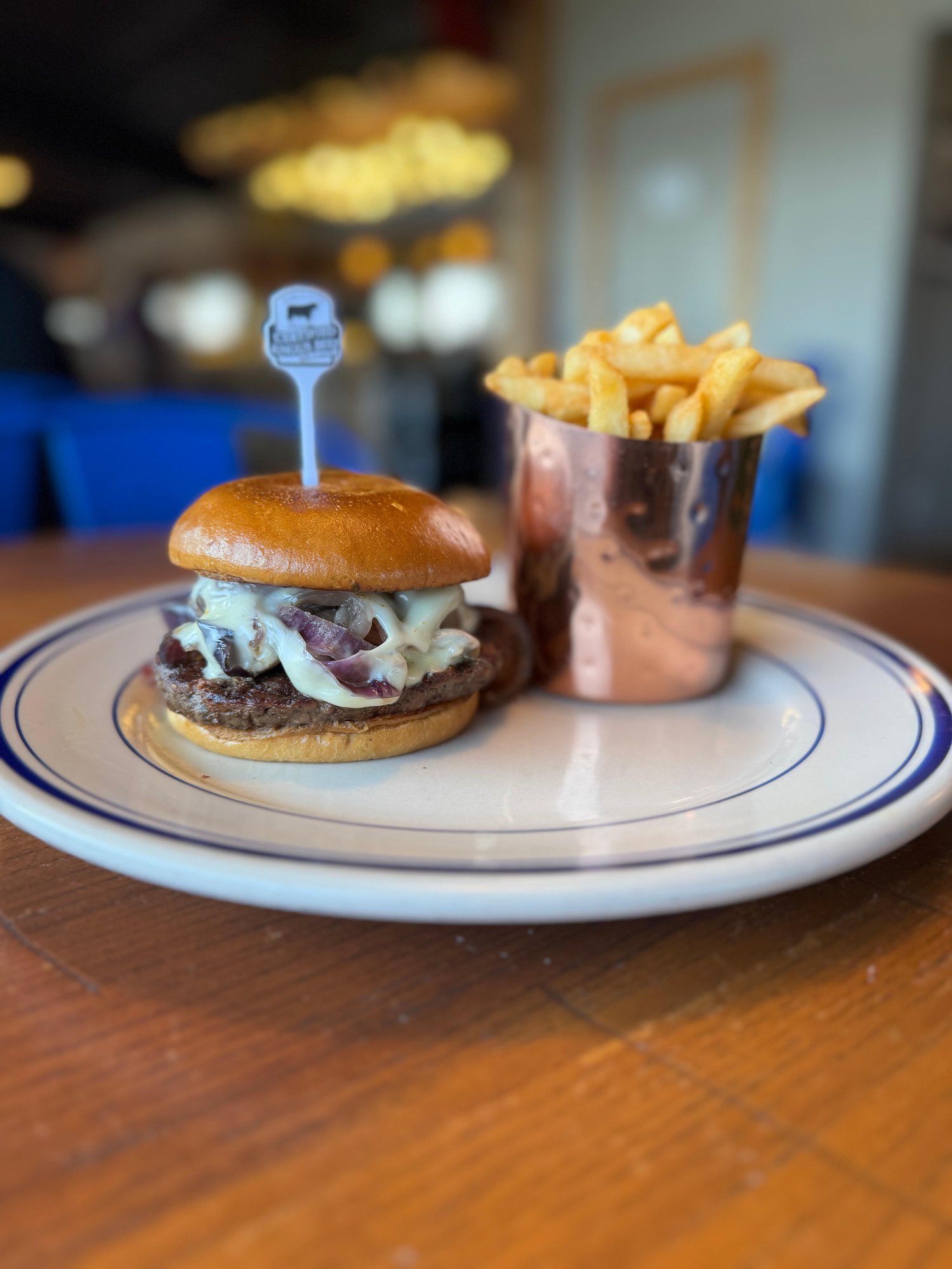 Mushroom Swiss Burger