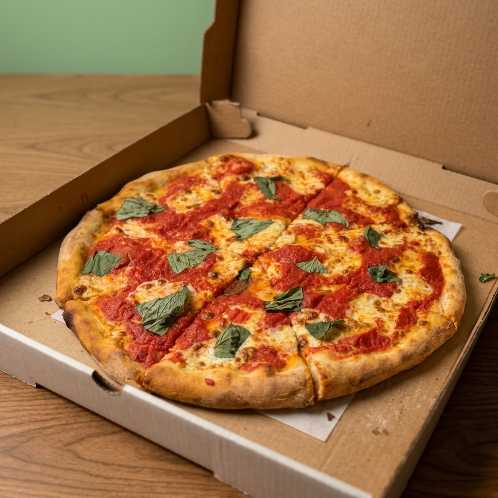 Large Margherita with Large Cheese Free