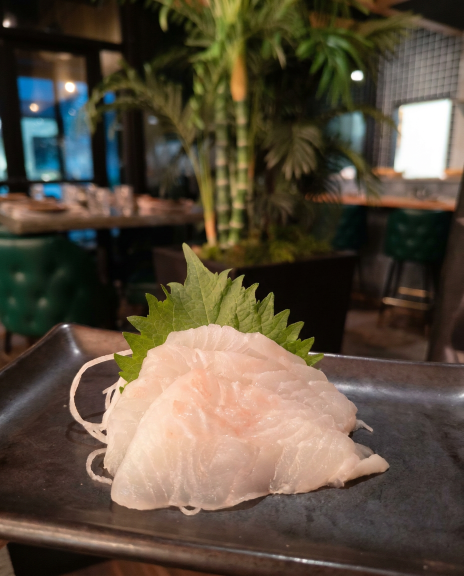 Korean Fluke Sashimi