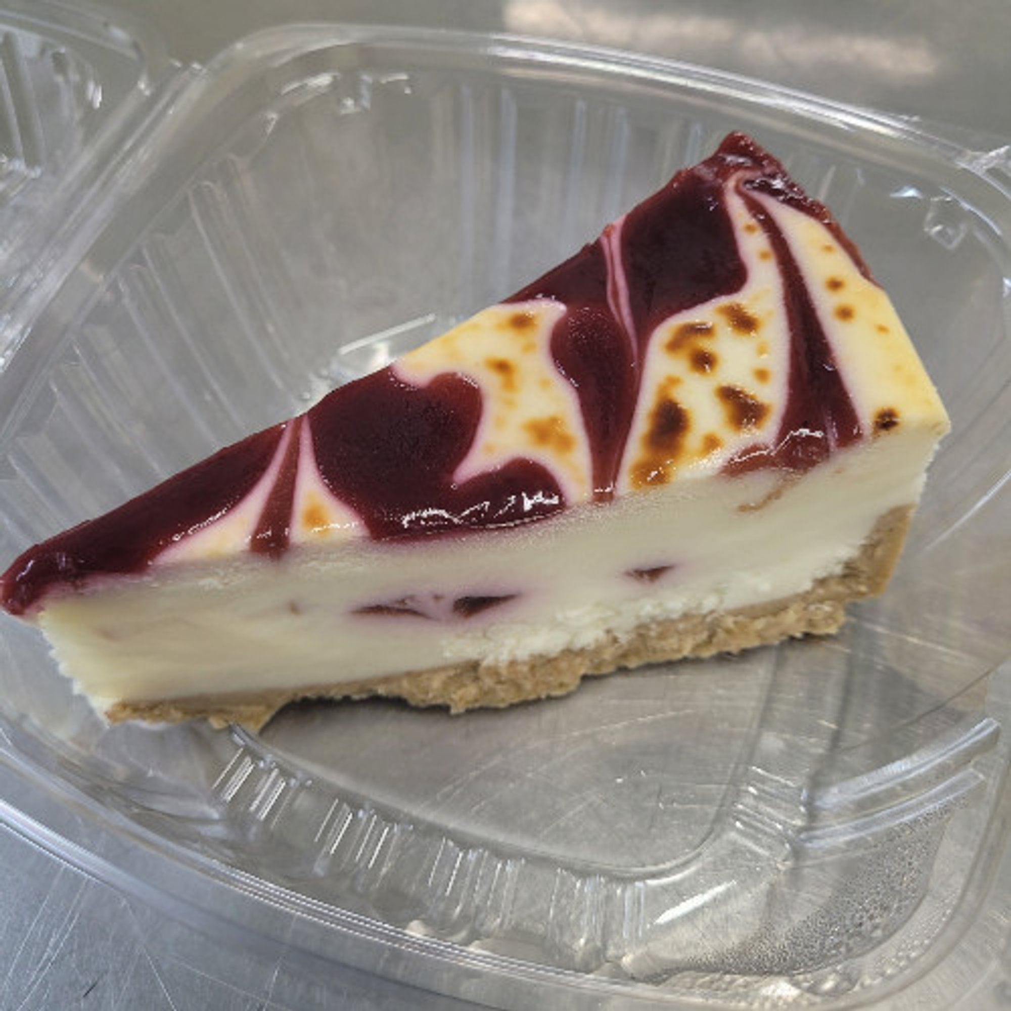 White Chocolate Raspberry Cheesecake