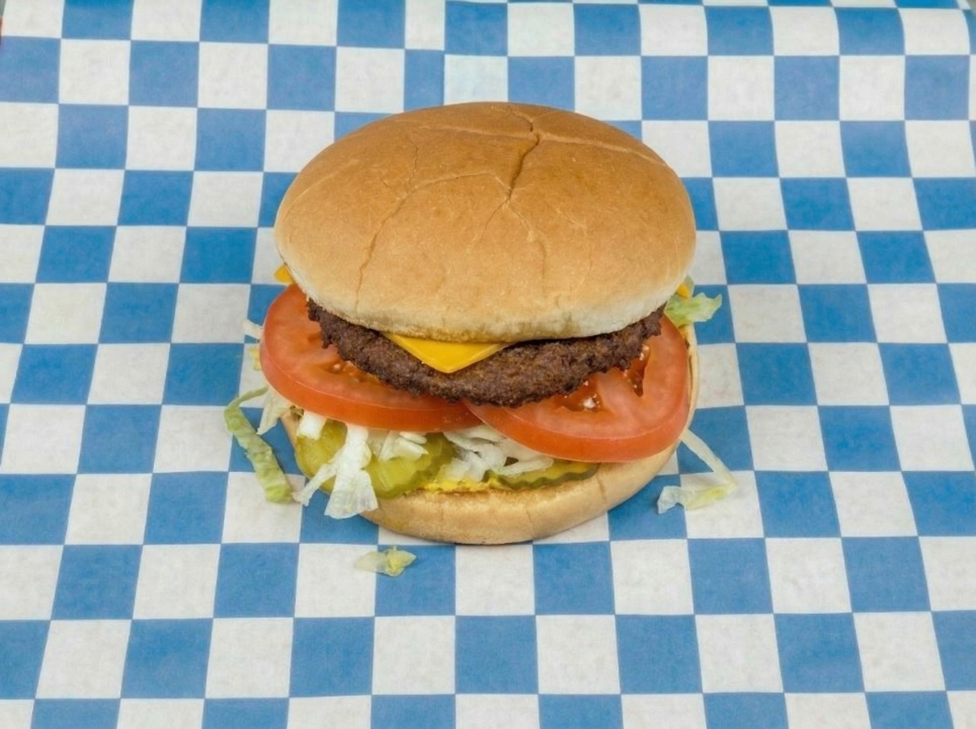 DOUBLE VEGGIE CHEESEBURGER