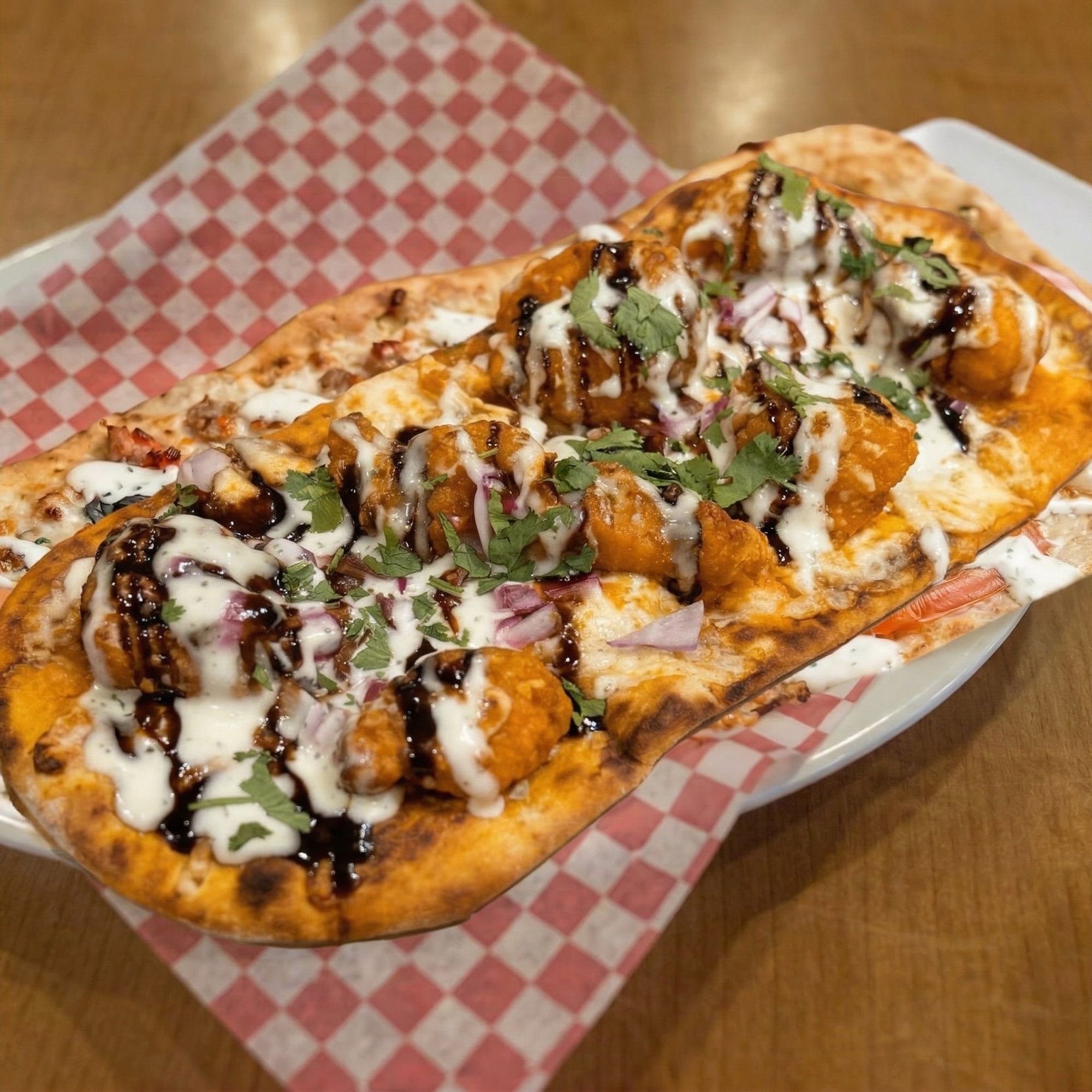 Da Bronx Buffalo Chicken Flatbread