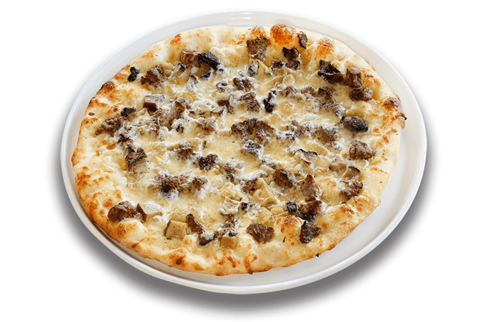 Signature Steak & Mushroom Pizza