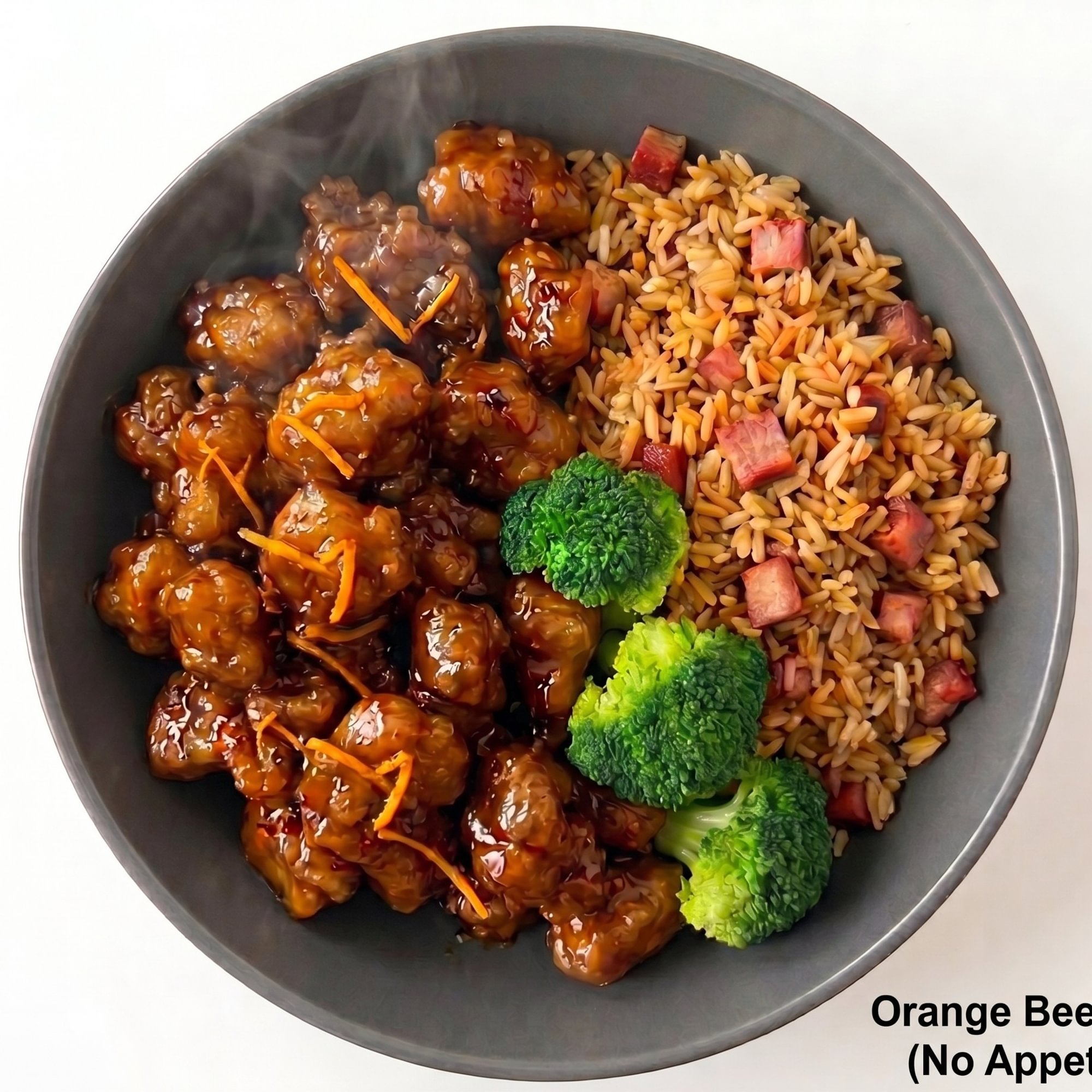 Orange Beef Plate (No Appetizer)