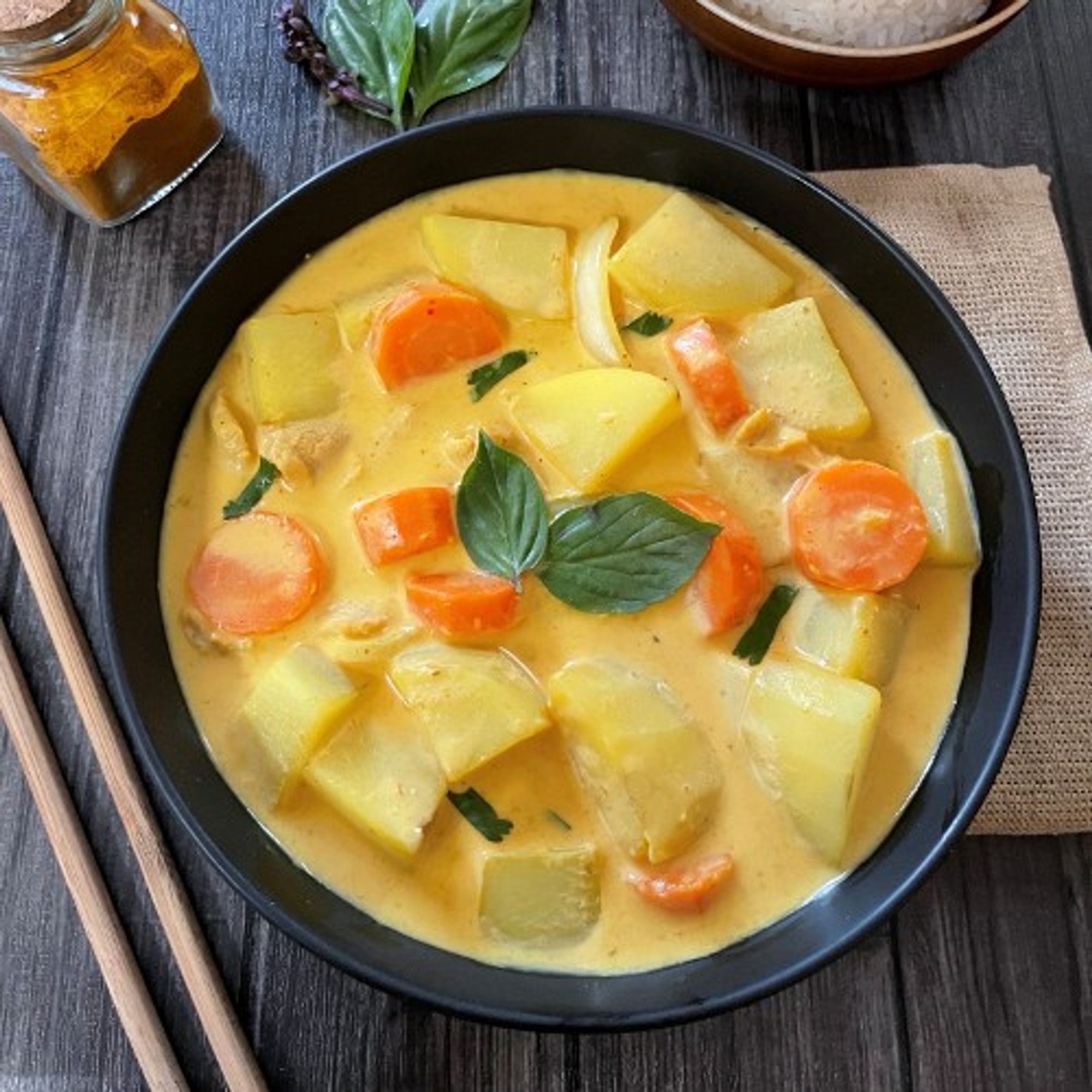 53. Yellow Curry Over Rice