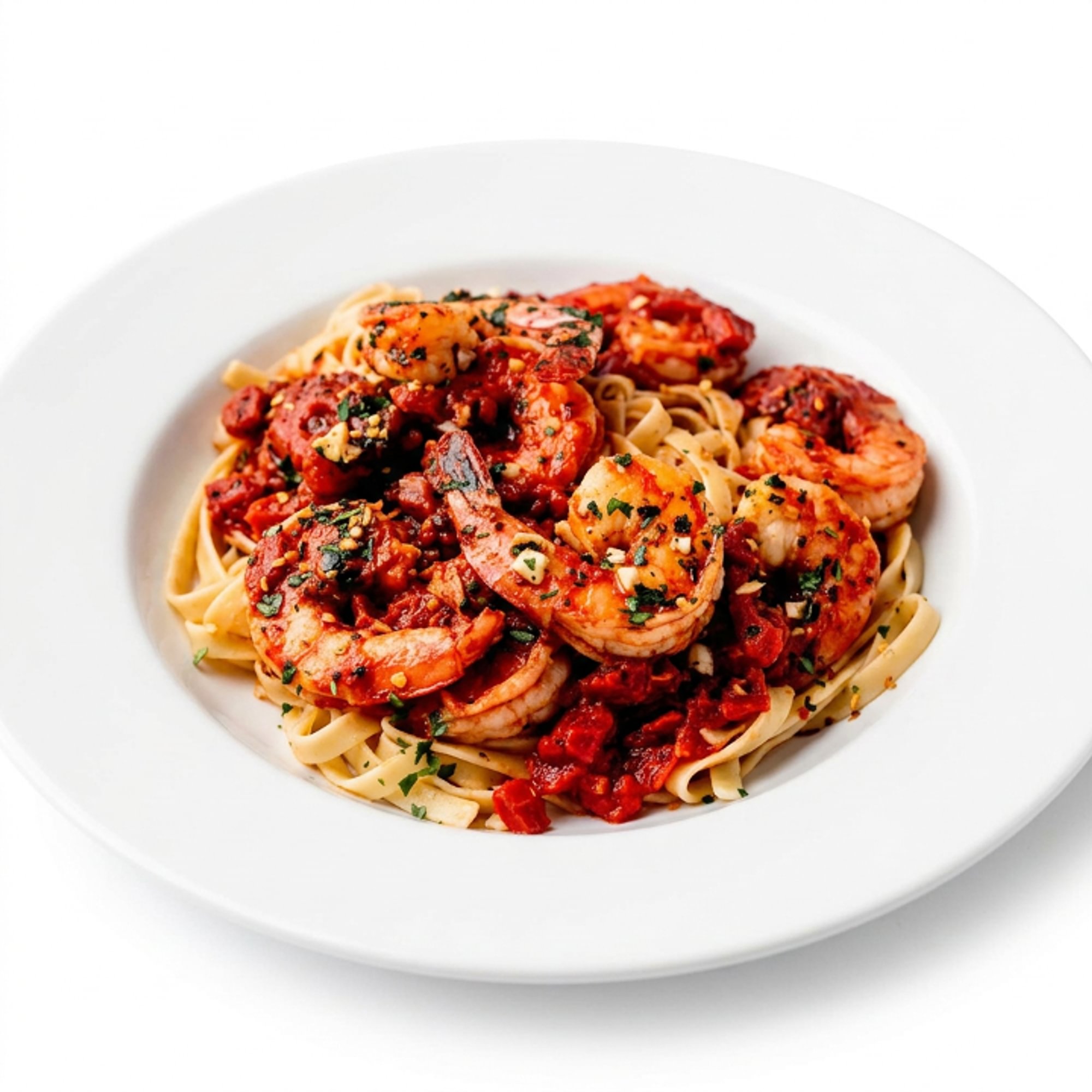 Shrimp diavolo
