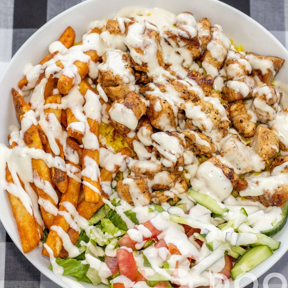 Creamy Garlic Chicken Platter