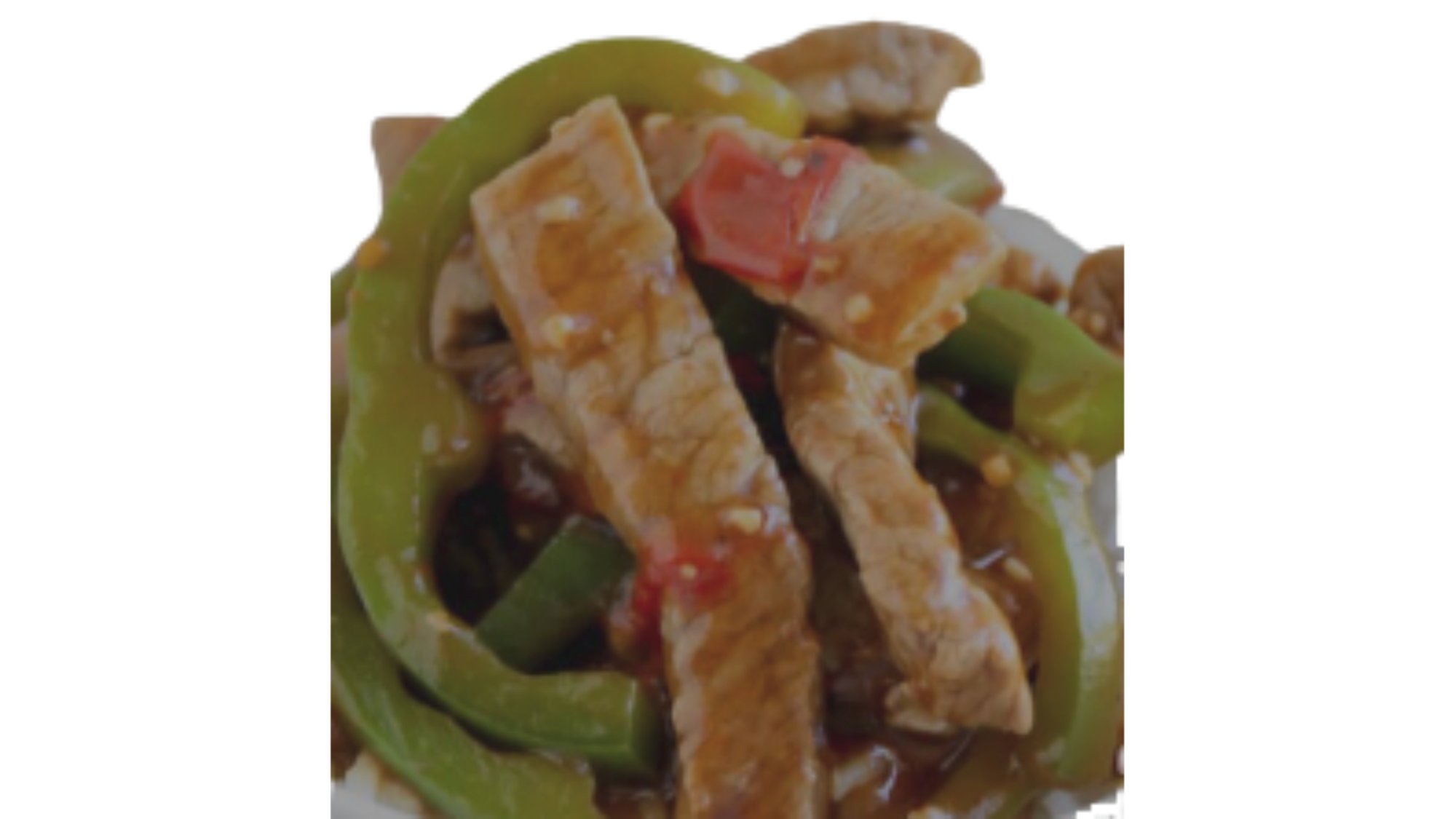 Chicken Pepper Steak Lunch