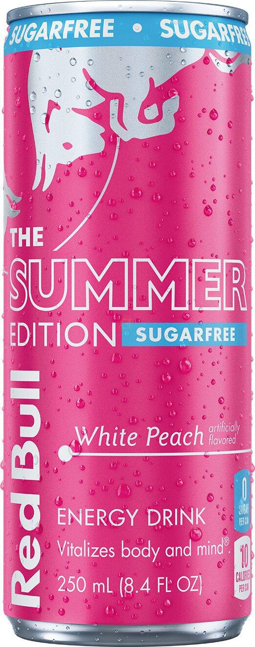 Red Bull White Peach Sugar Free 8.4oz