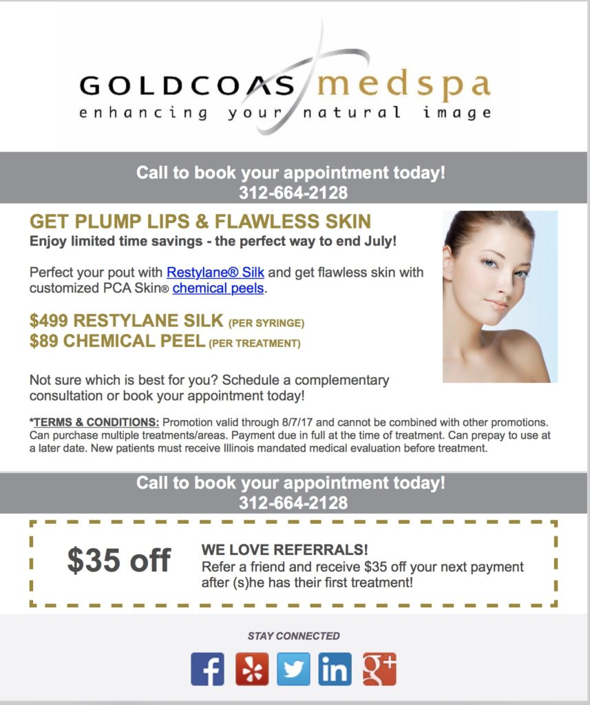 GOLDCOAST Medspa Coupons near me in Chicago | 8coupons