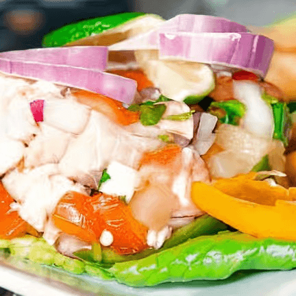 104. Tostadas De Ceviche