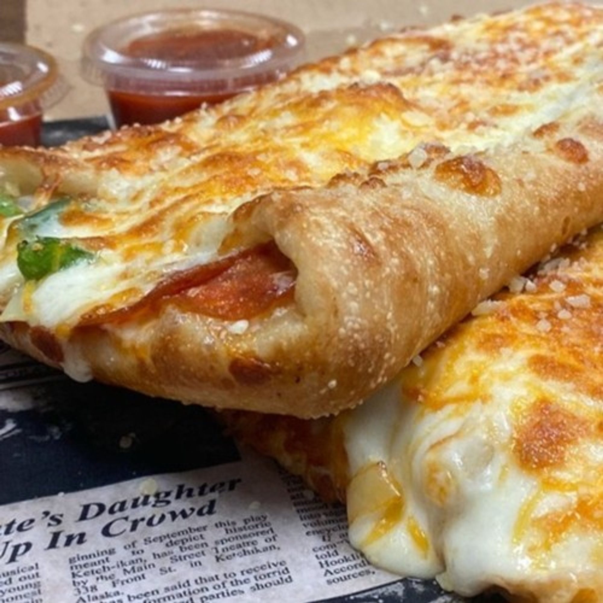 16" pizza log