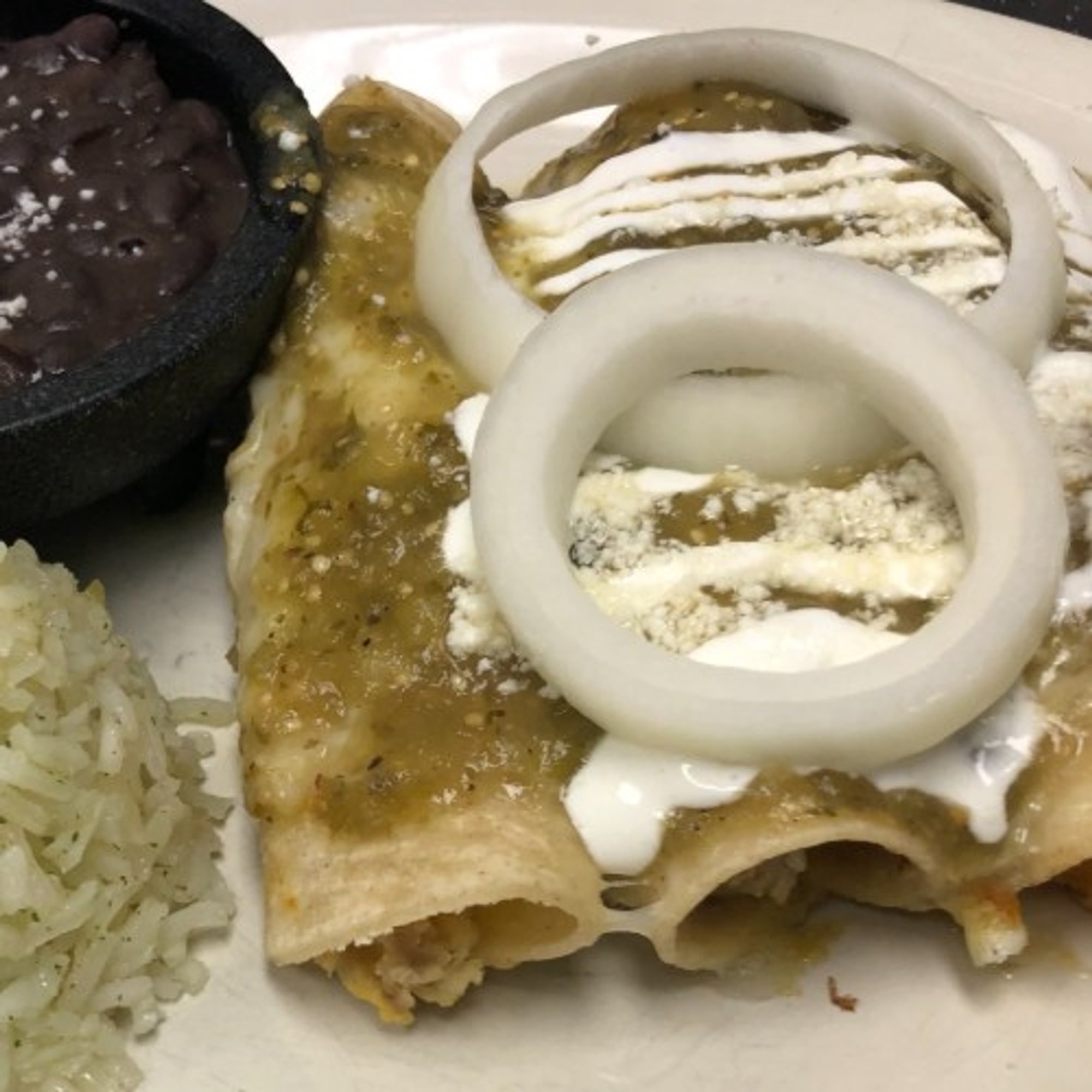 Enchiladas Verde Dinner