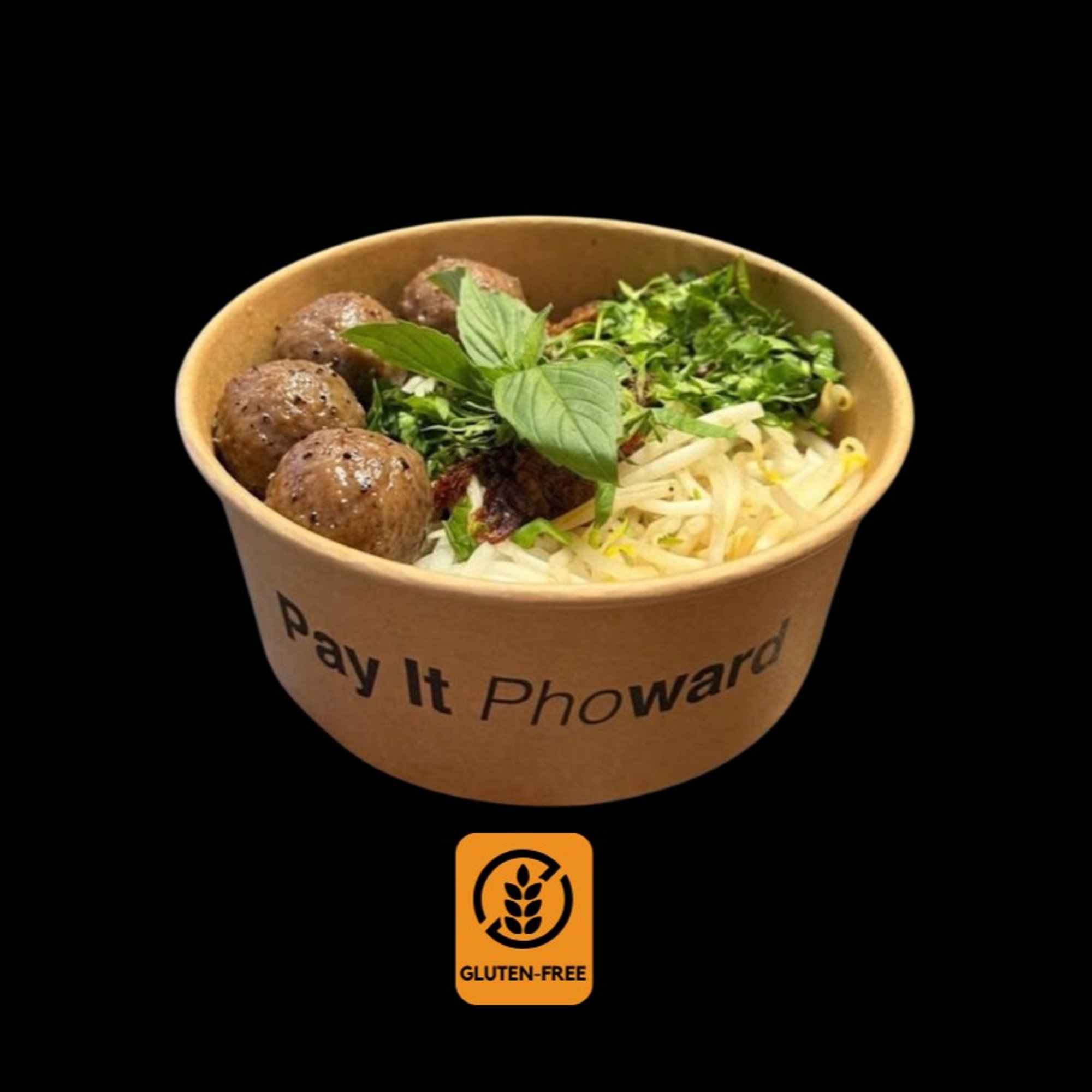 Hand Crafted Beef Meatball Tossed Fresh Pho