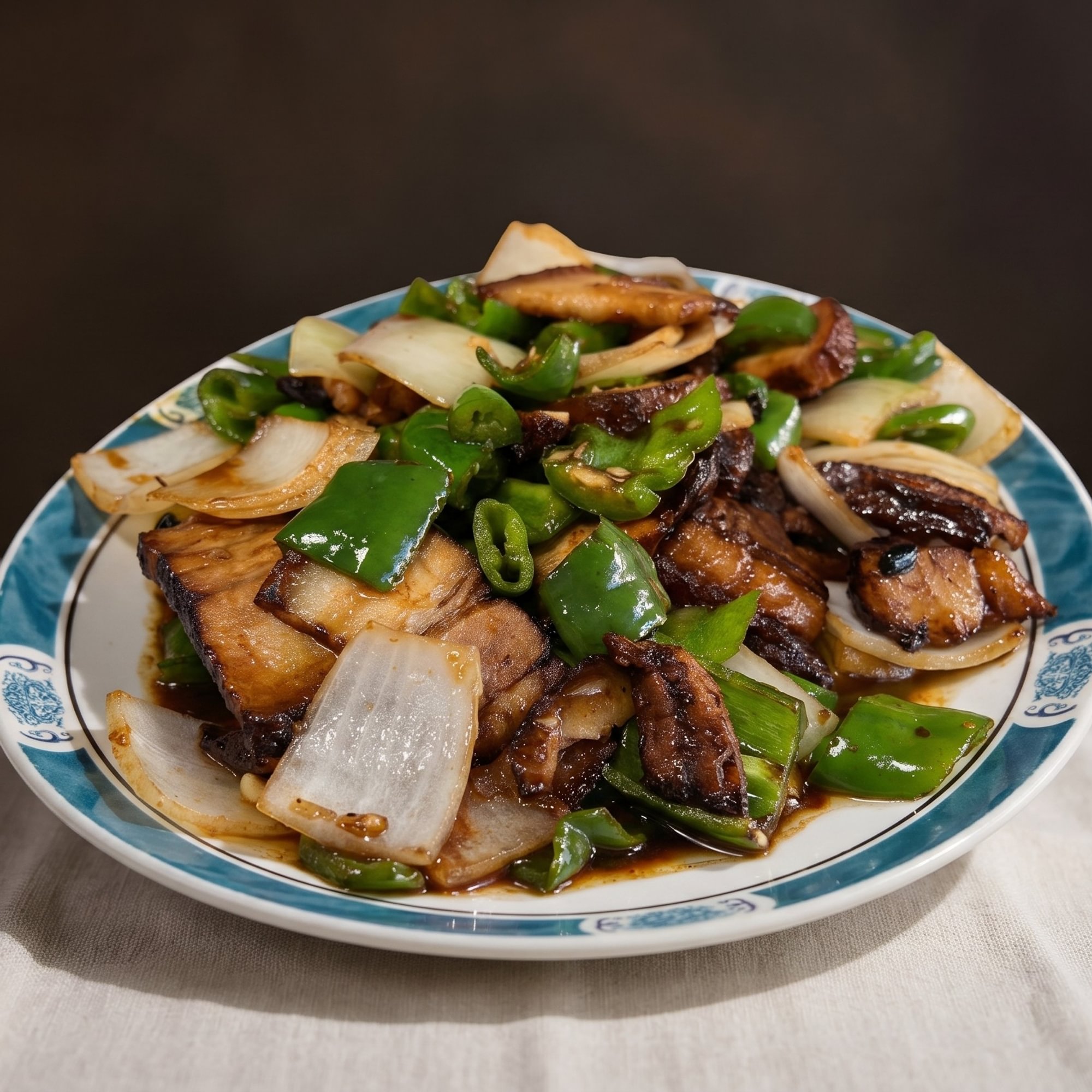 Stir-Fried Beef with Green Chili Pepper / 青椒牛肉