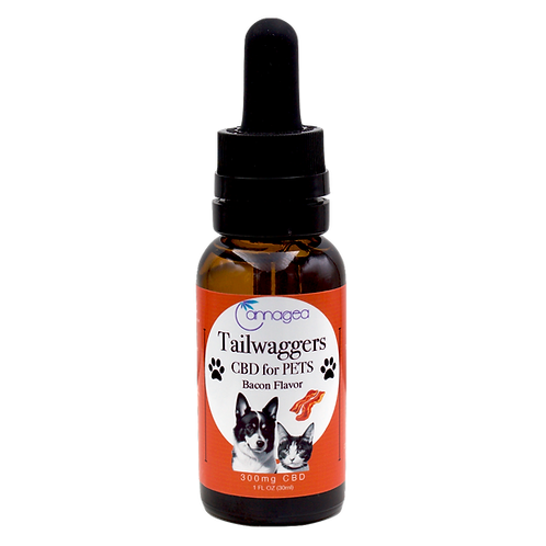 Tailwagger’s 300mg CBD Oil for Small Dogs – Bacon Flavor