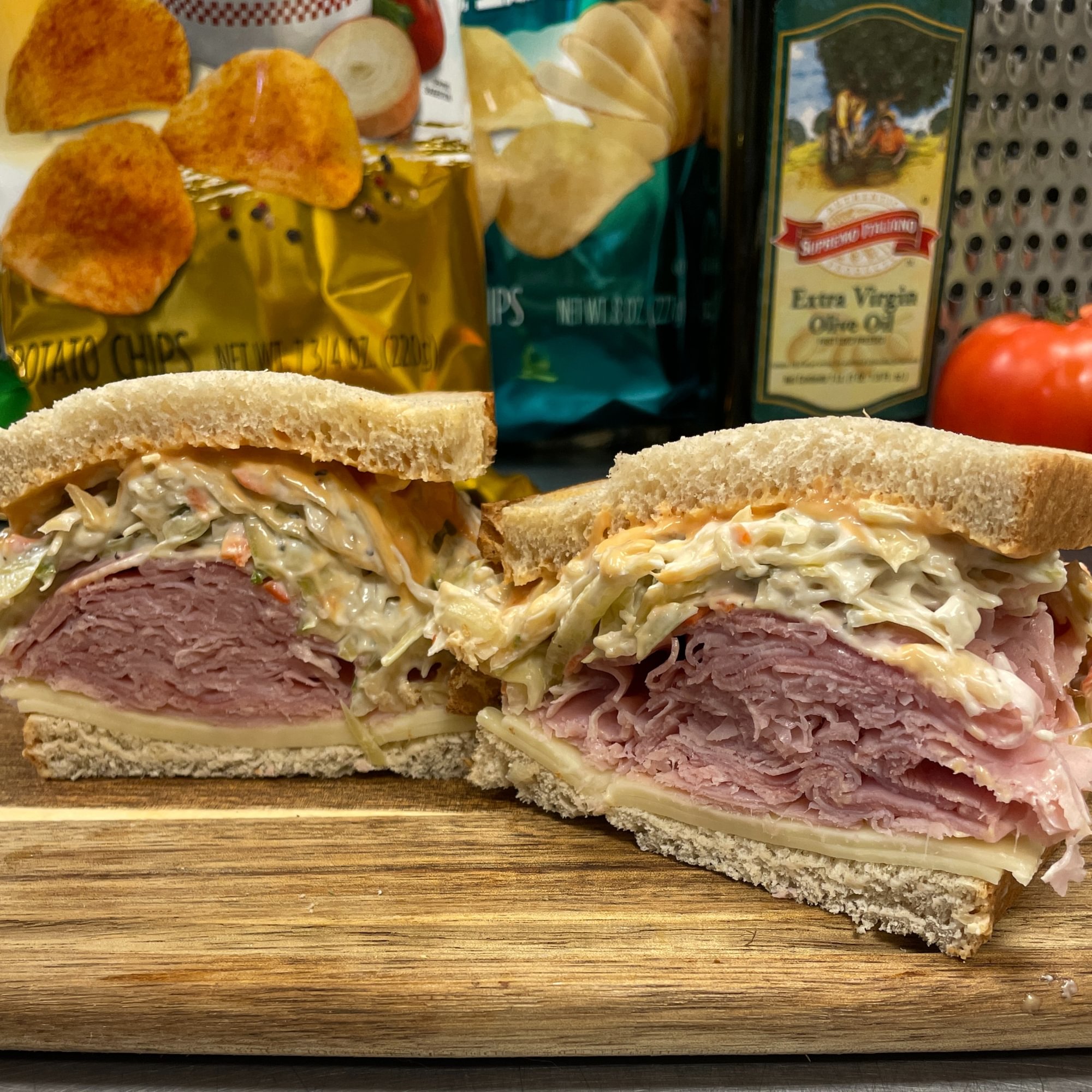 Boiled Ham and Swiss Sloppy Joe