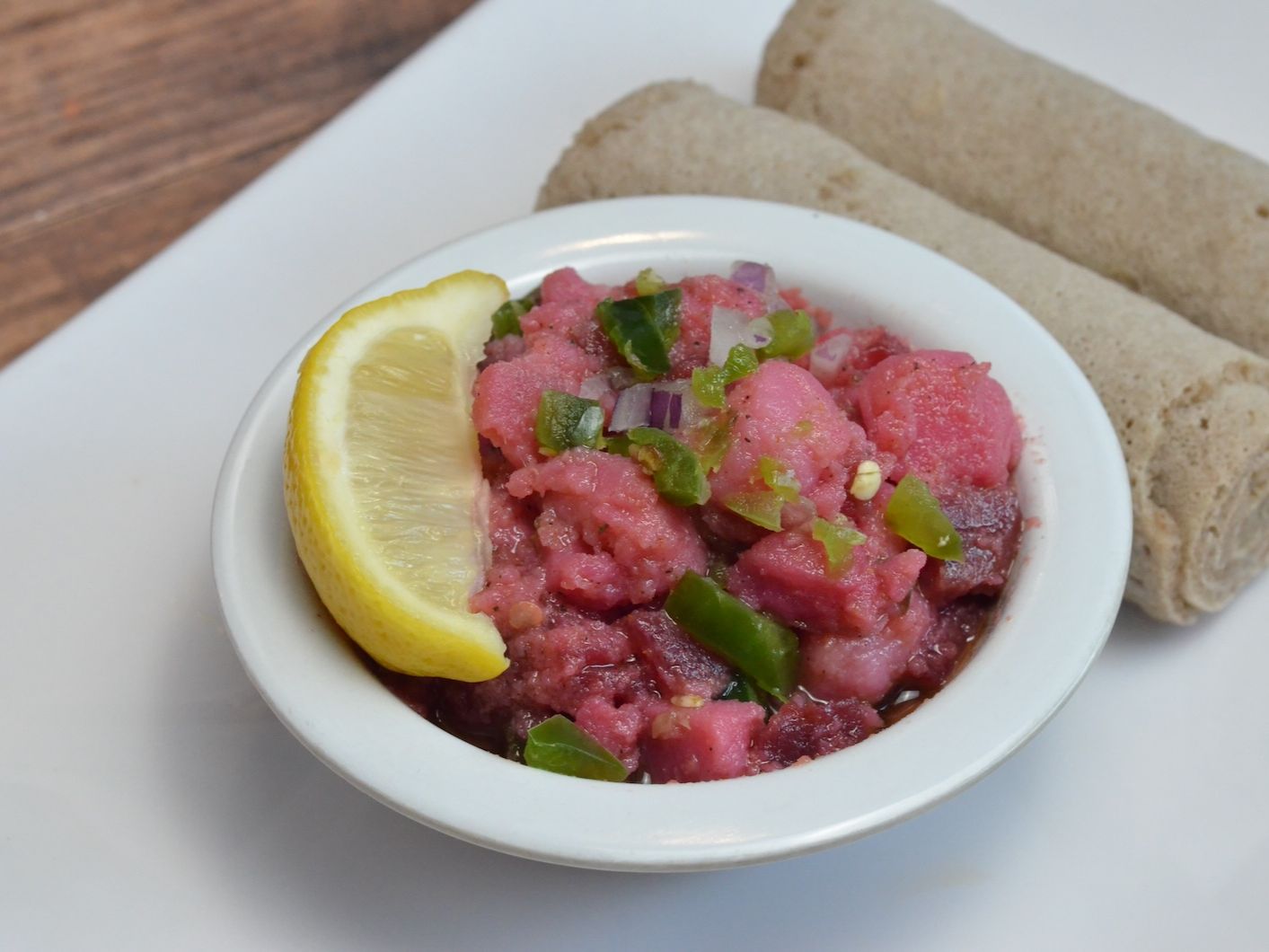 Plain beets & potato salad