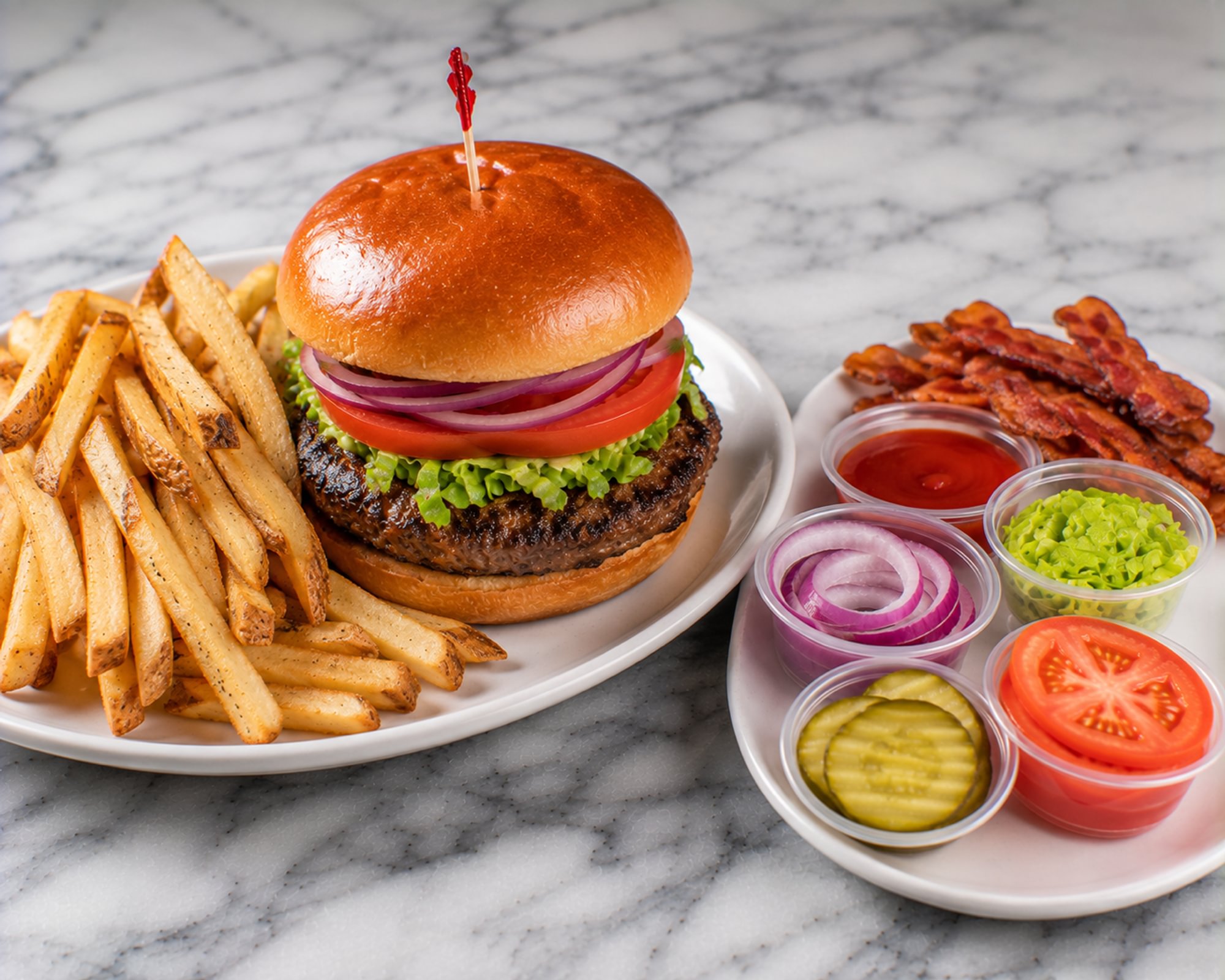 Burger with Fries