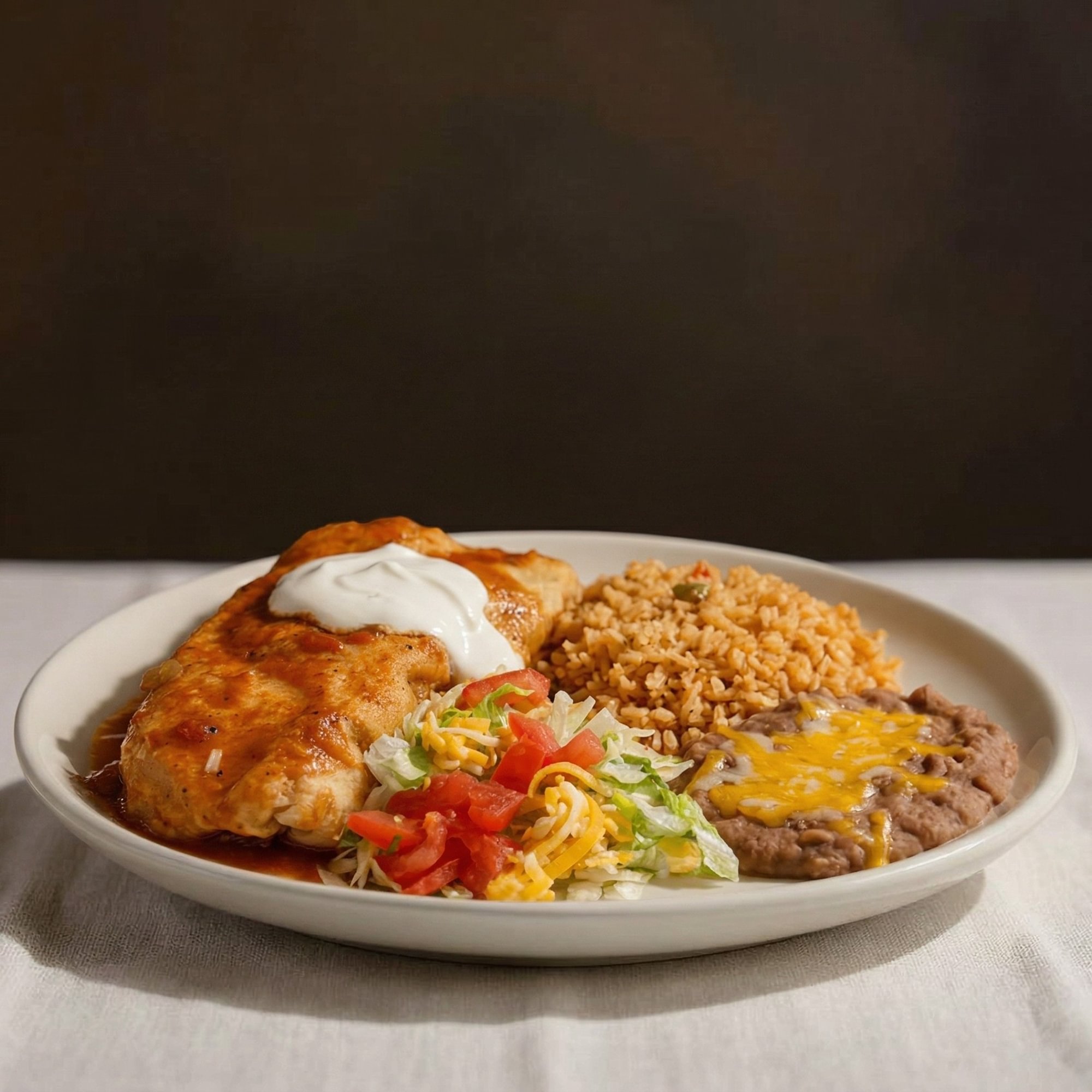17. Chimichanga and Chile Relleno